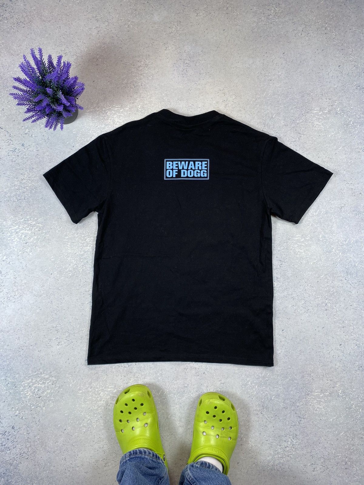 Band Tees × Rap Tees Snoop Doggy Dogg Beware of dogg Men Black T-shirt Size US M / EU 48-50 / 2 - 4 Thumbnail