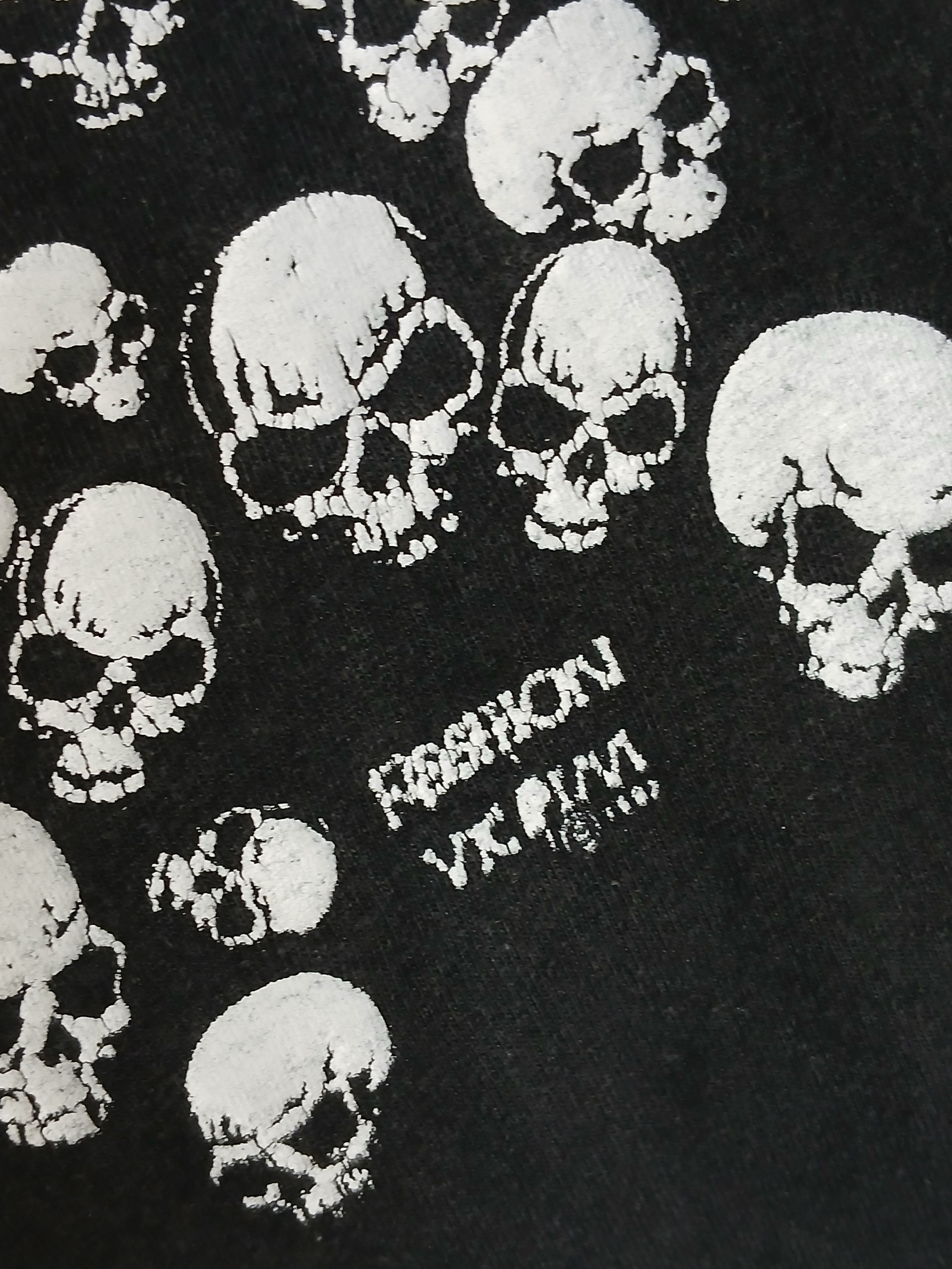 Fashion Victim × Vintage Vintage Fashion Victim Skulls Single Stitch T-Shirt Size US M / EU 48-50 / 2 - 4 Thumbnail