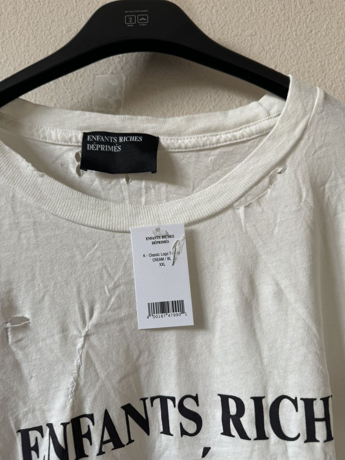 Enfants Riches Deprimes Classic Logo Distressed Shirt
