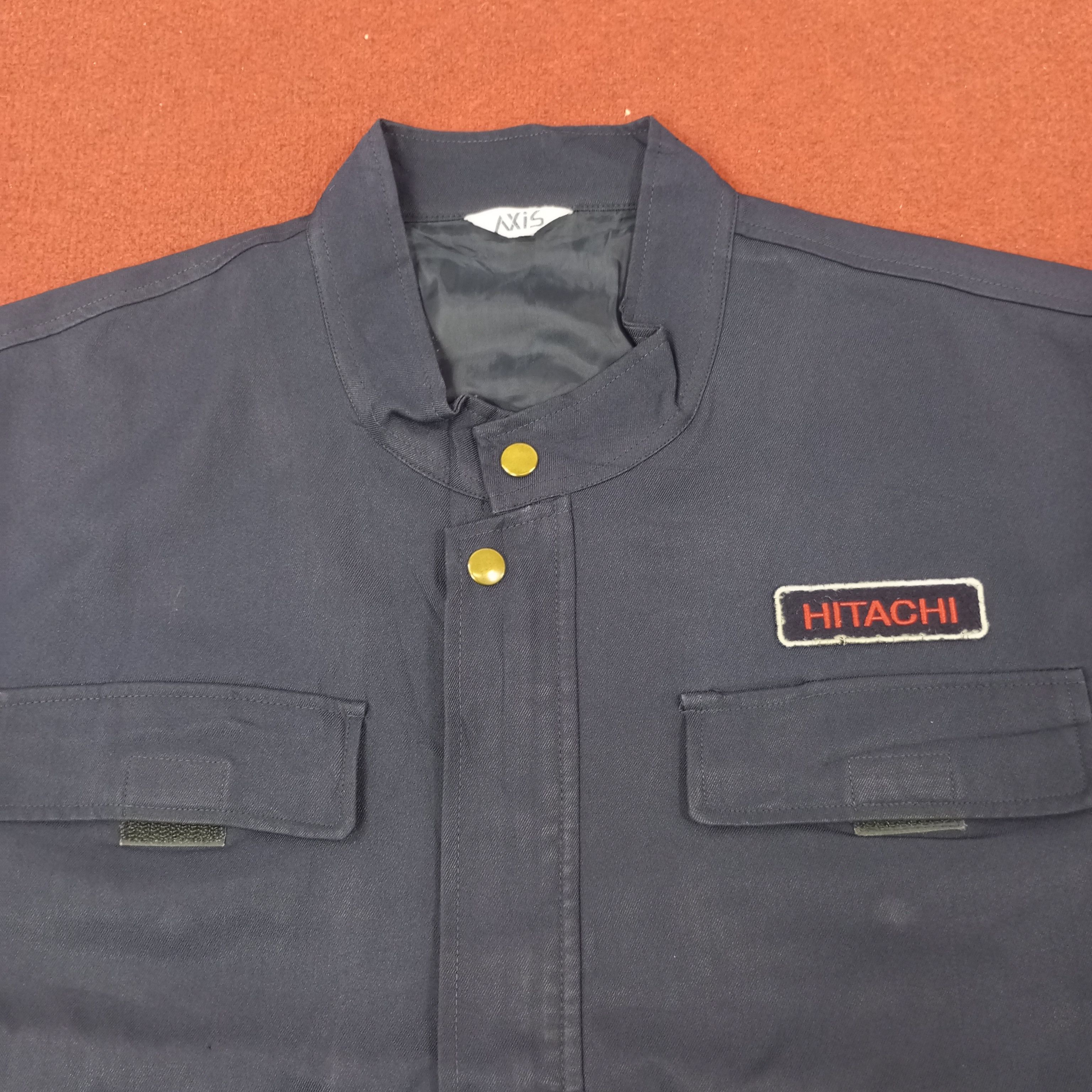 Japanese Brand × Vintage Hitachi Japanese Brand Workwear Jacket C214N4 Size US XL / EU 56 / 4 - 2 Thumbnail