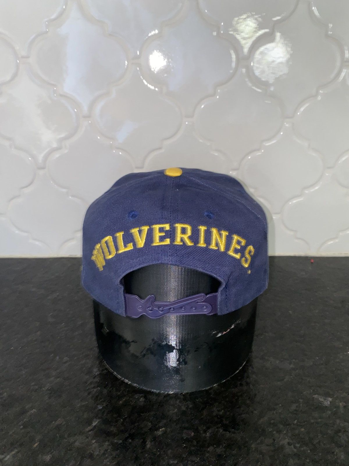 Nike Vintage 90s Nike Michigan wolverines snapback Size ONE SIZE - 2 Thumbnail
