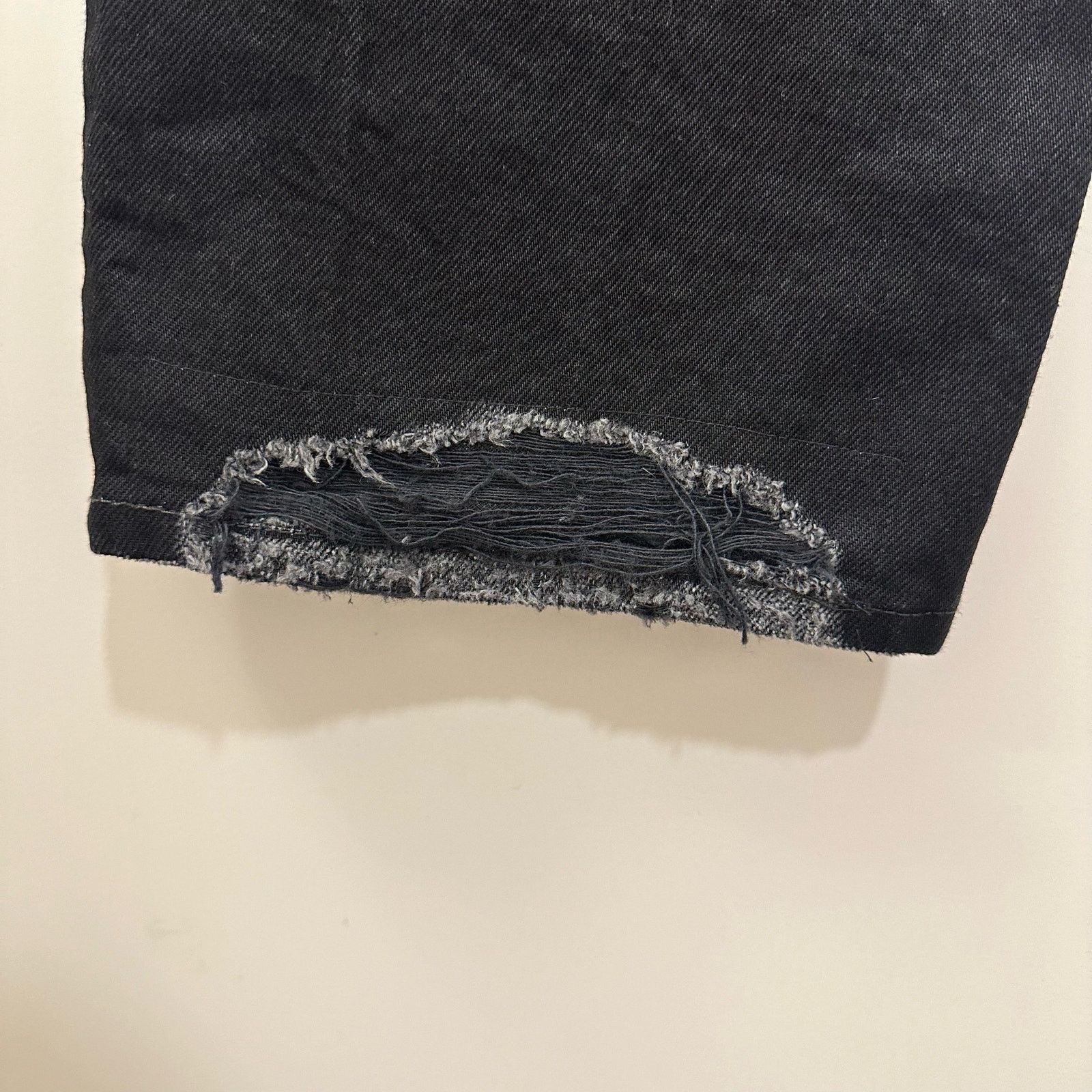 Balenciaga FW22 NEW Balenciaga Lost Tape Unisex Distressed Black Jeans Size US 32 / EU 48 - 6 Thumbnail