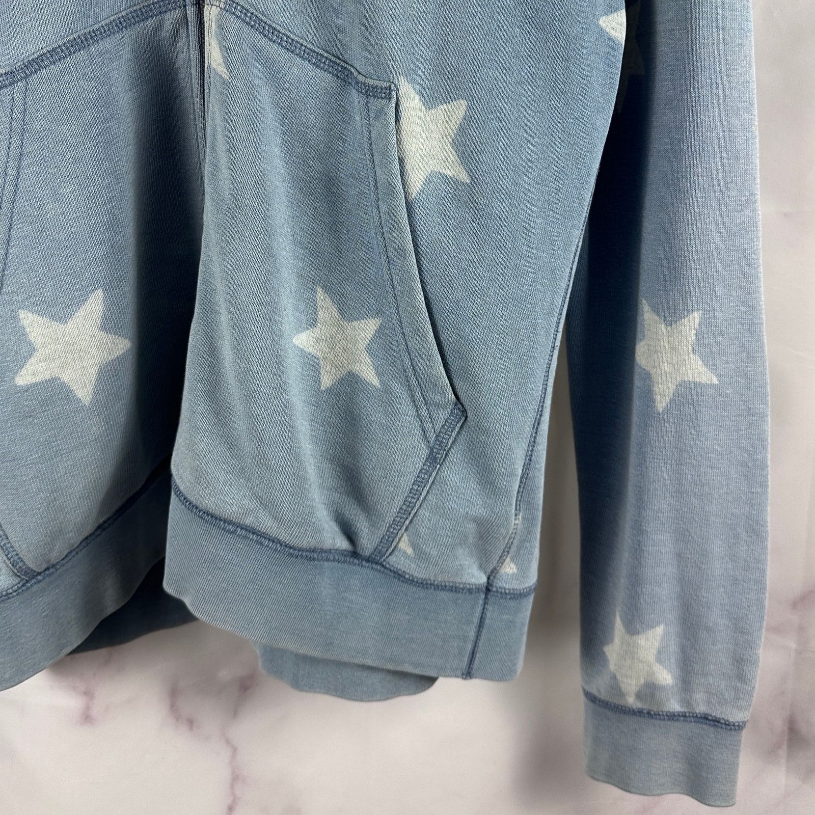 Visvim Artisan Star Blue Zip-Up Hoodie Size US S / EU 44-46 / 1 - 3 Thumbnail