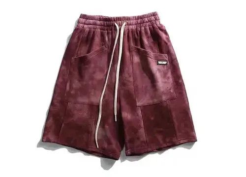 Jean 20SS Indigo Union Japan Red Mable Printed Shorts Size US 33 - 4 Thumbnail