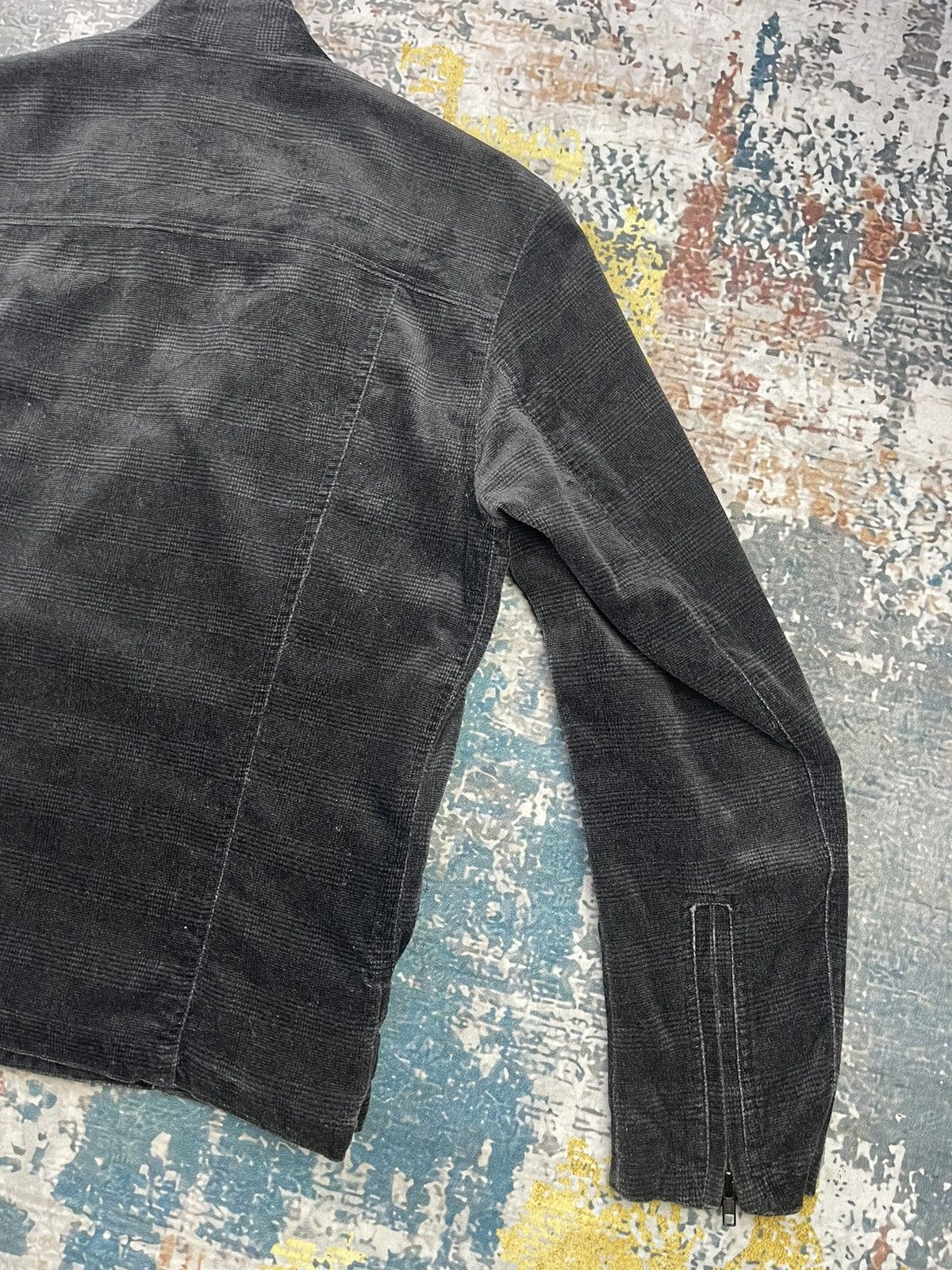 Le Grande Bleu (L.G.B.) Punk🔥Parashuto By Nakajo Checked Suede Double Collar Size US S / EU 44-46 / 1 - 11 Thumbnail