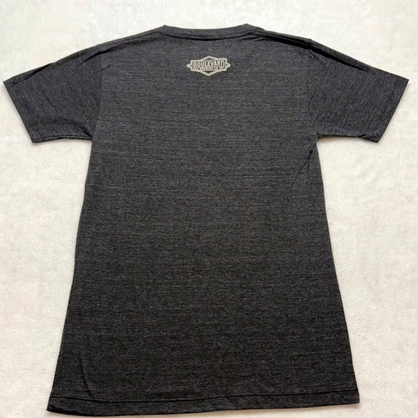 Vintage Charles Hustle T-Shirt Things Got A Little Hazy Boulevard Wheat Beer Gray S Mens XSmall Size US S / EU 44-46 / 1 - 2 Thumbnail