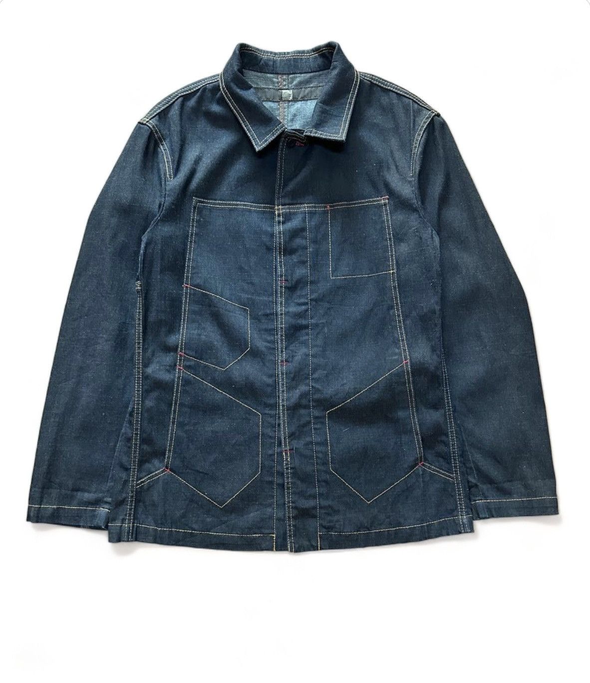 Marithe + Francois Girbaud Marithe Francois Girbaud Chore Denim Jacket Size US M / EU 48-50 / 2 - 1 Thumbnail