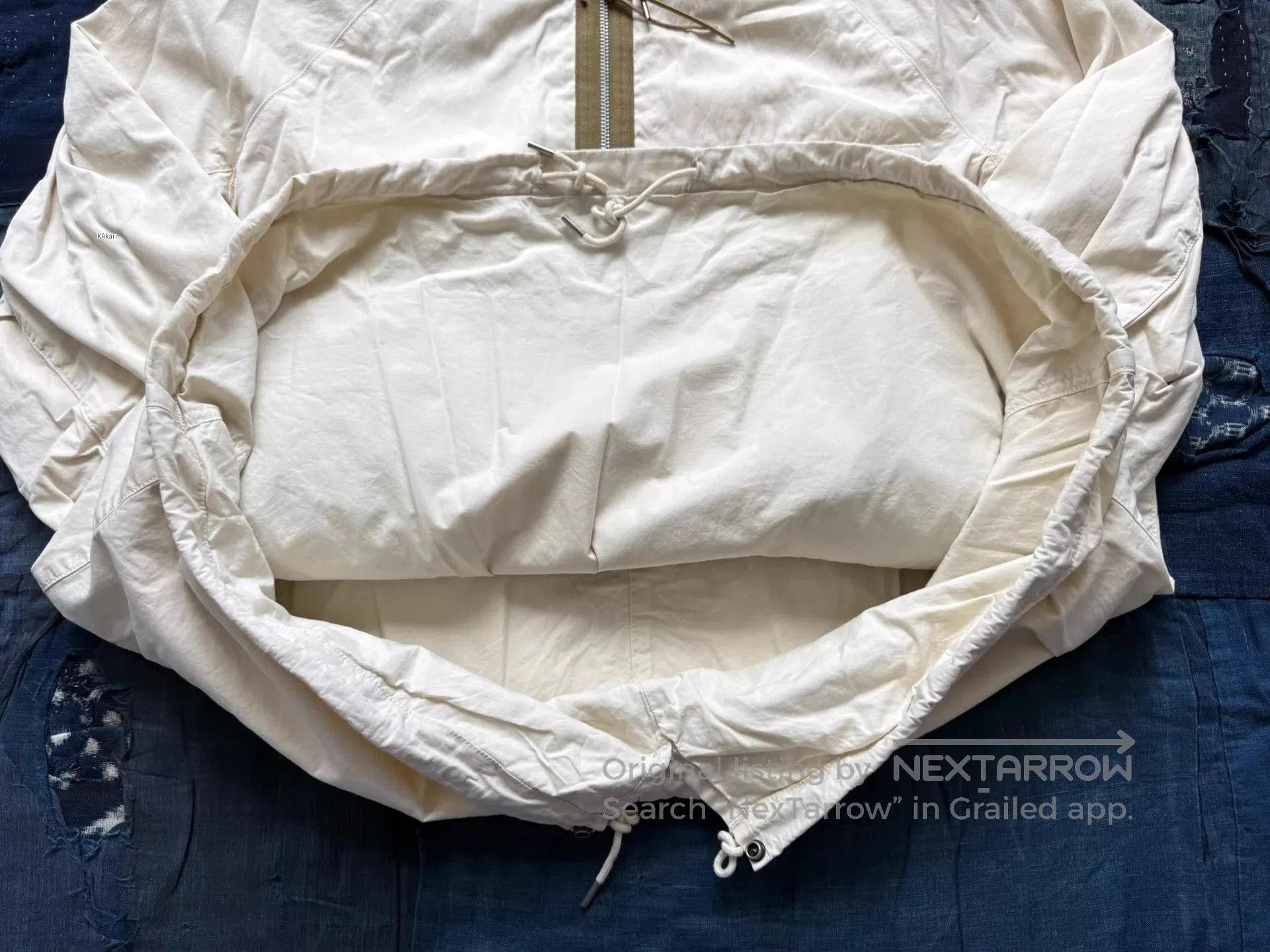 Visvim White Hooded Light Jacket with Half. Size US S / EU 44-46 / 1 - 8 Thumbnail