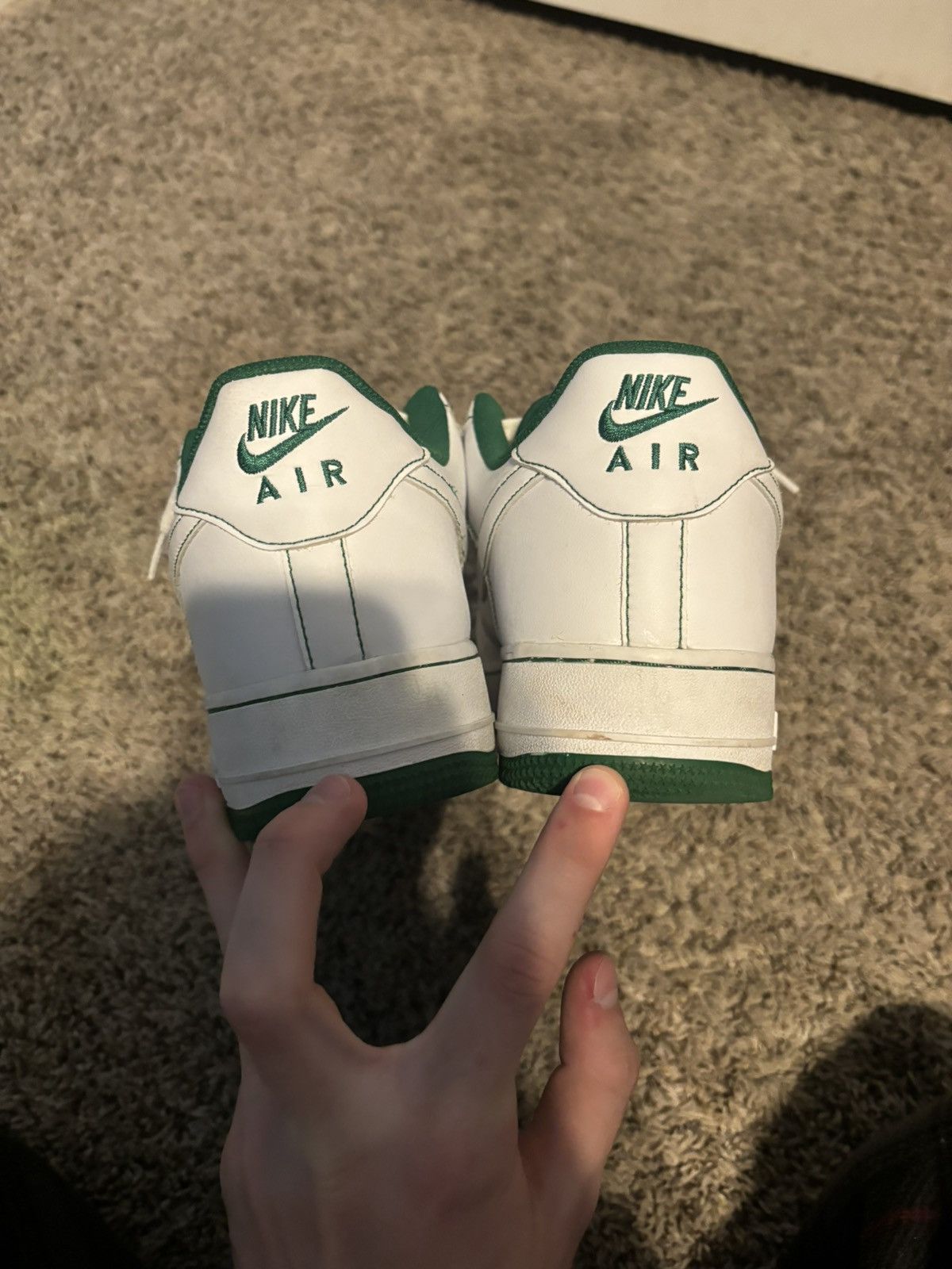 Nike Nike Air Force 1 Low White Pine Green Size US 11 / EU 44 - 5 Thumbnail