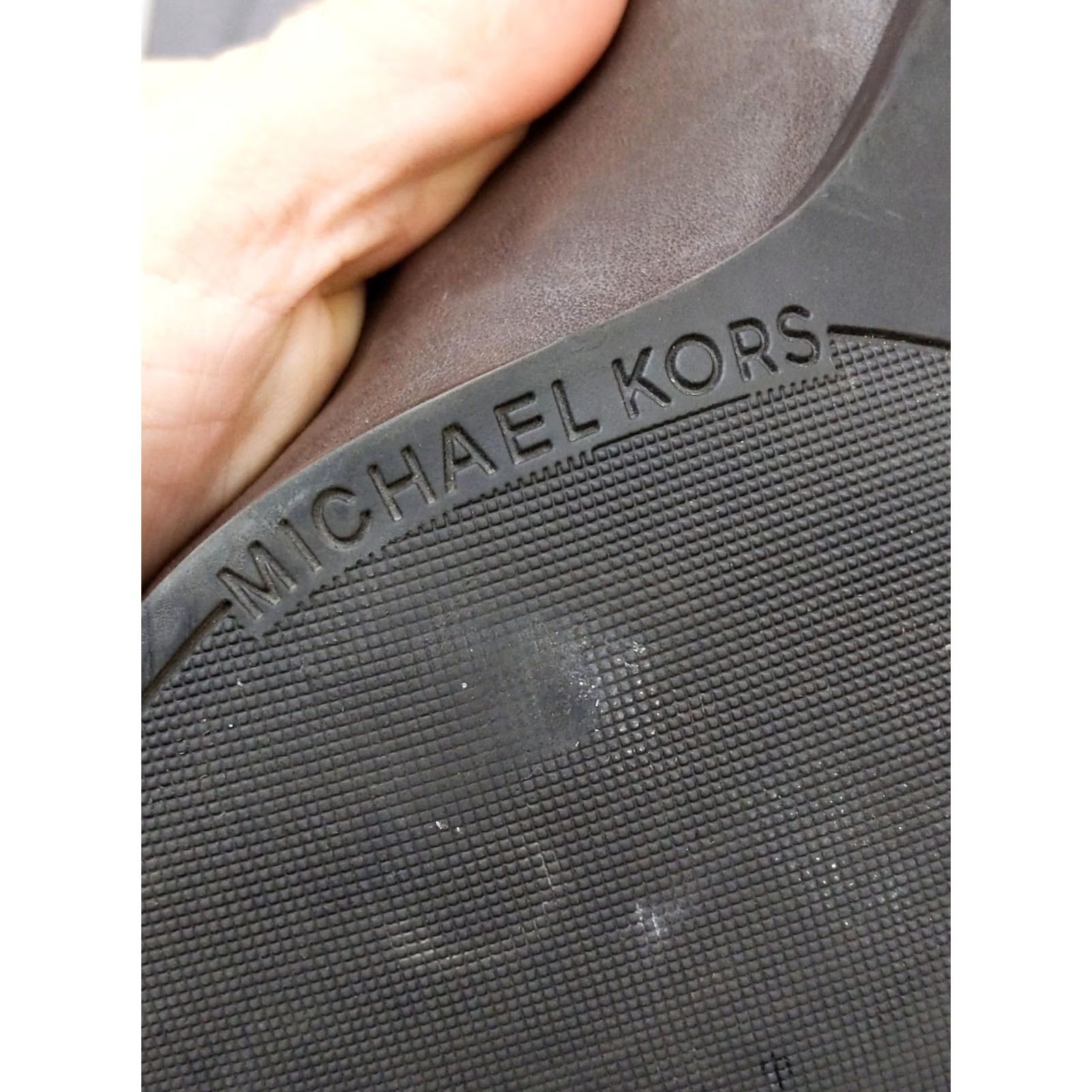 Michael Kors Michael Kors Boots Womens 9.5 Brown Leather Riding Knee High Side Zip Heel Boots Size US 10 / IT 40 - 4 Thumbnail