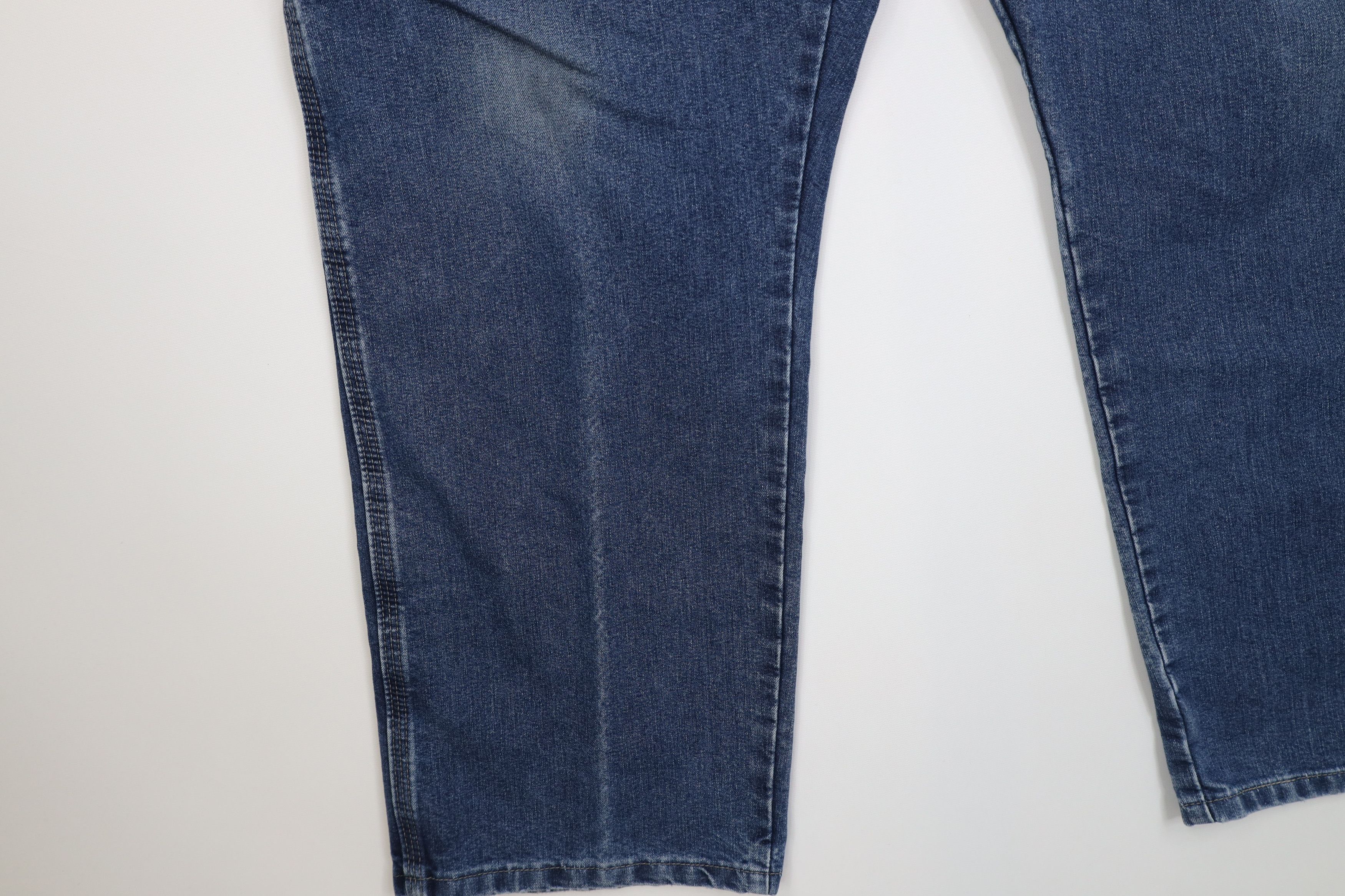 Wrangler Vintage 90s Y2K Wrangler Wide Leg Dungaree Denim Jeans Size US 38 / EU 54 - 5 Thumbnail