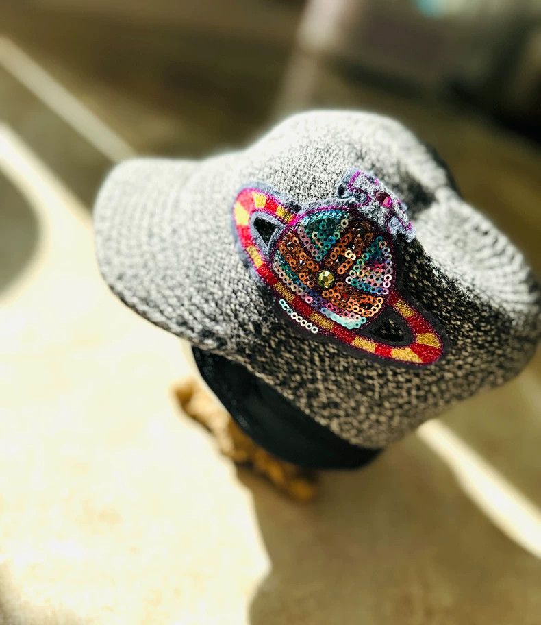 Vivienne Westwood Saturn Knit Baseball Cap