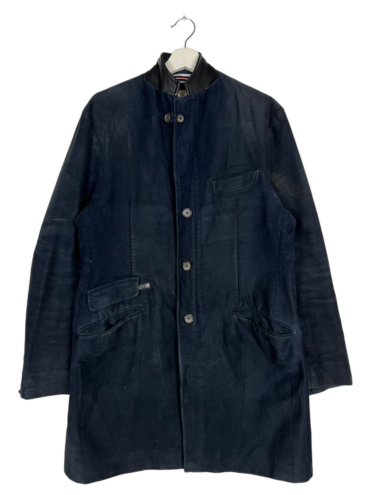 Beams Plus 🔥 BEAMS EMMETEX FABRIC MOLESKIN LONG JACKET Size US M / EU 48-50 / 2 - 1 Thumbnail