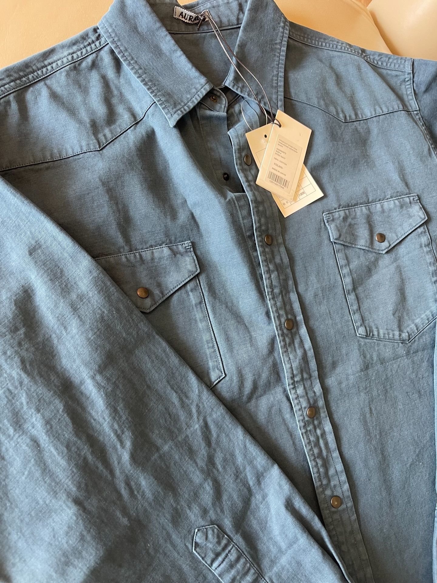Auralee Auralee 25SS Product Dyed Western Shirt Size US XL / EU 56 / 4 - 4 Thumbnail
