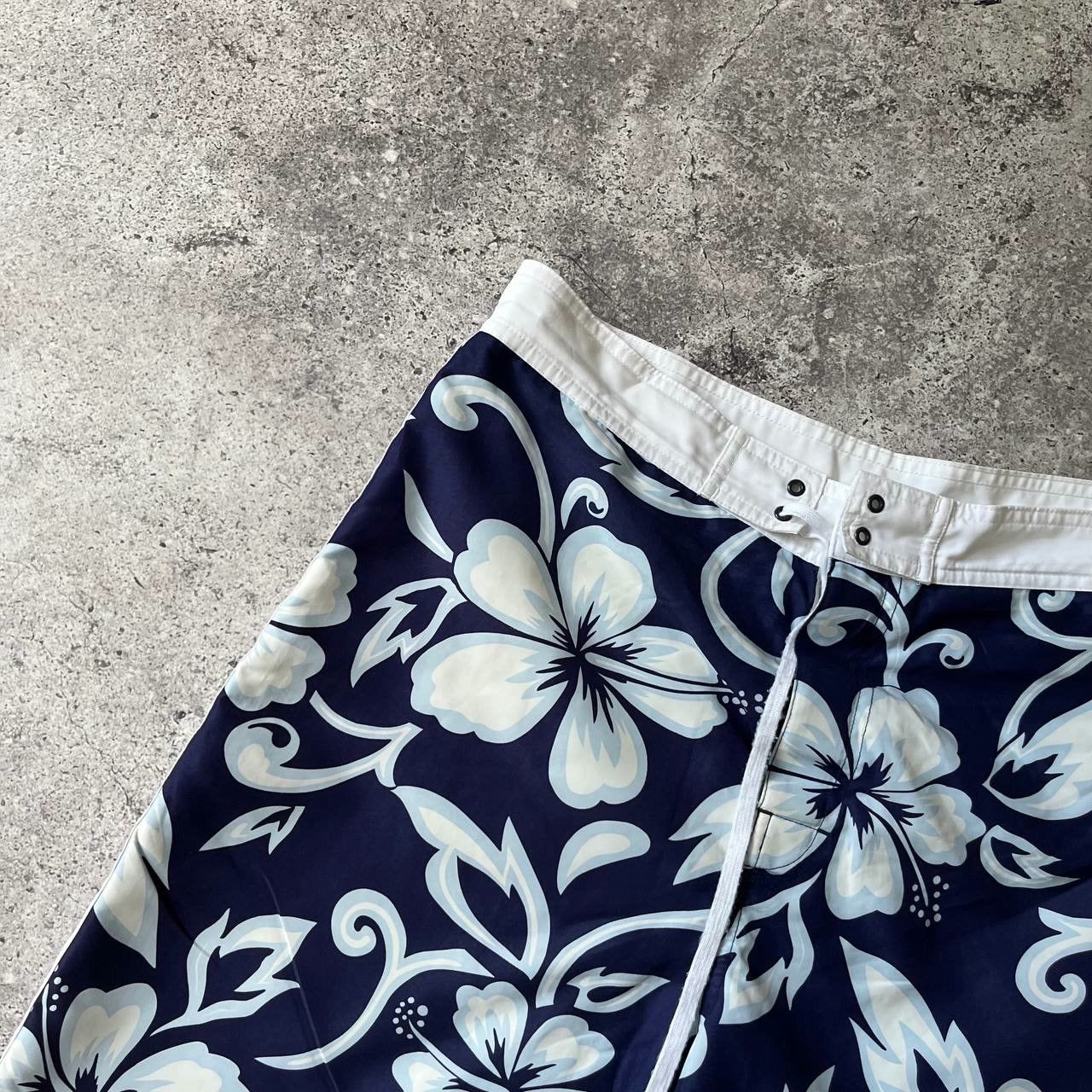 Sundek Sundek Summer Pool Shorts White Blue Size 36 Size US 36 / EU 52 - 2 Thumbnail
