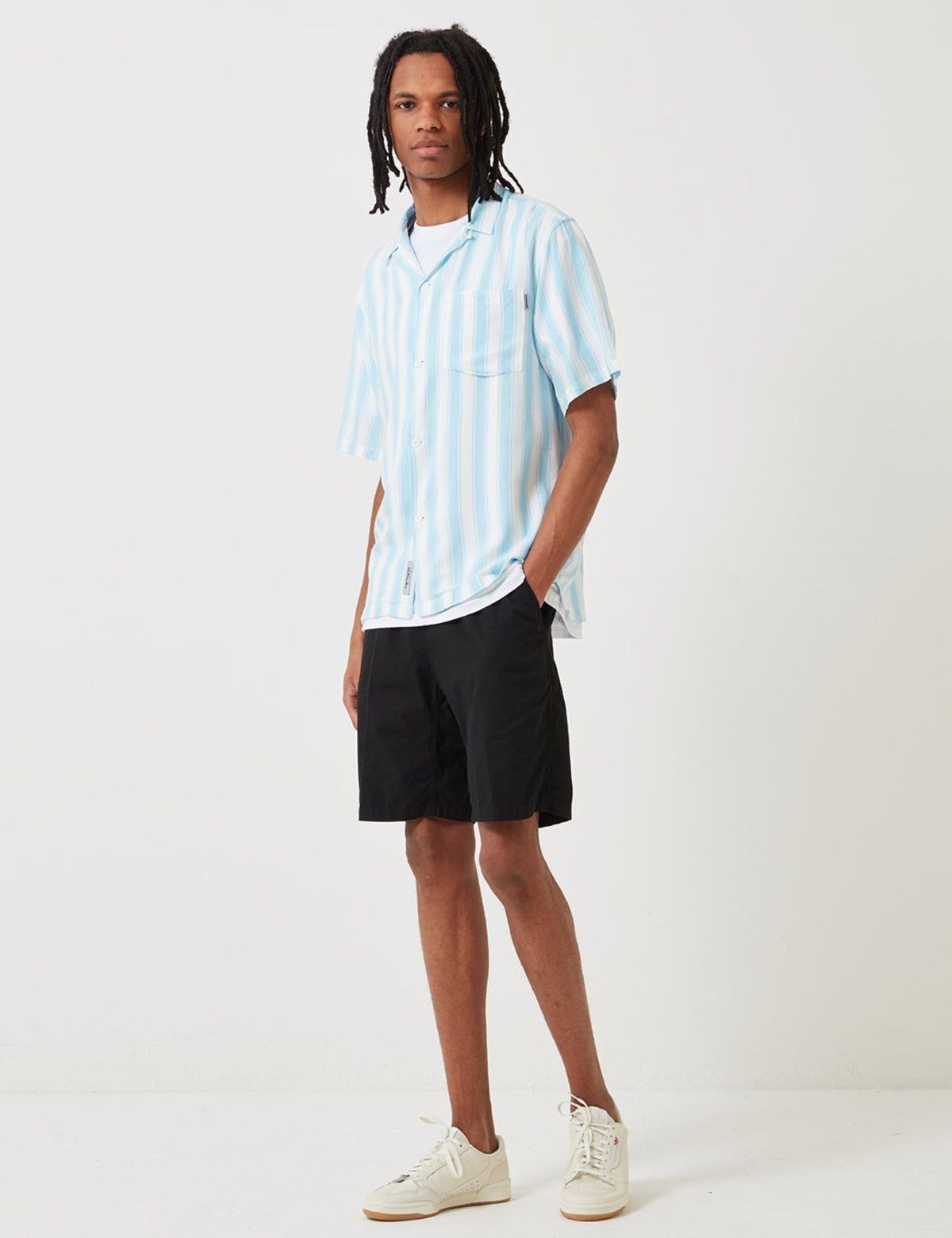Carhartt Wip Carhartt WIP Viscose Striped Short Sleeve Esper Shirt 2019 Size US M / EU 48-50 / 2 - 7 Thumbnail