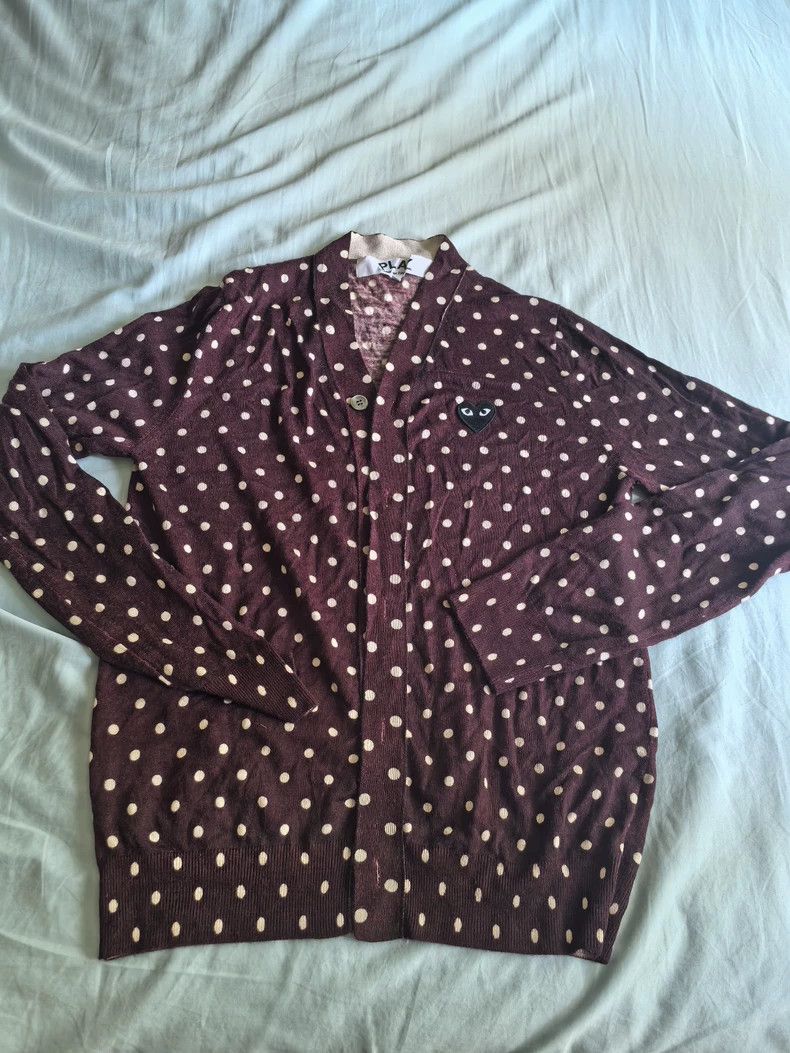 Comme des Garcons PLAY Converse Comme des Garçons Cardigan Sweater- DMC Size US M / EU 48-50 / 2 - 1 Thumbnail
