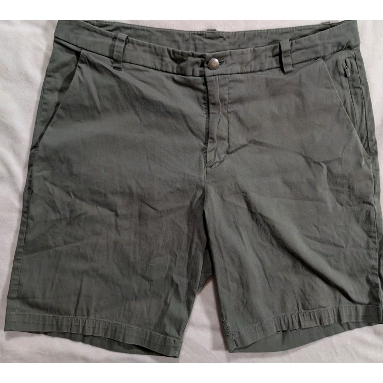 Lululemon Lululemon Mens Commission Classic-Fit Short 8" Warpstreme Size 34 Sage Green Warpstreme White in Sage Green 34 Mens Classic-Fit Short 34 Green Size US 34 / EU 50 - 2 Thumbnail