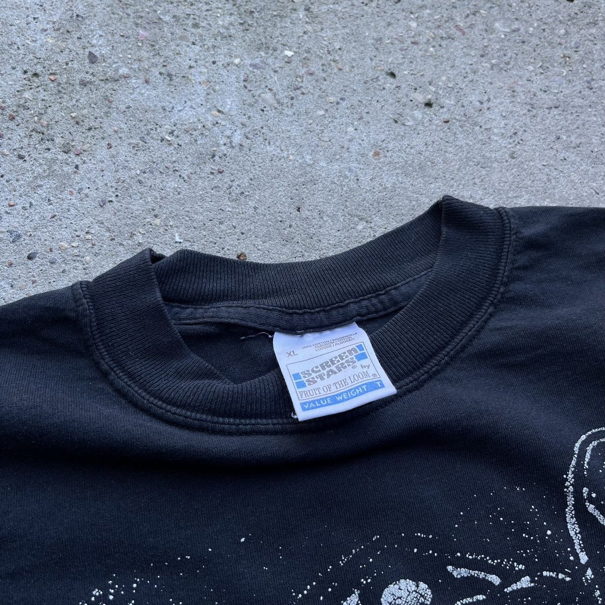 Band Tees × Vintage GHOSTLY GOTHIC AS FUCK Vintage Alchemy Gothic Screen Stars Size US XL / EU 56 / 4 - 4 Thumbnail