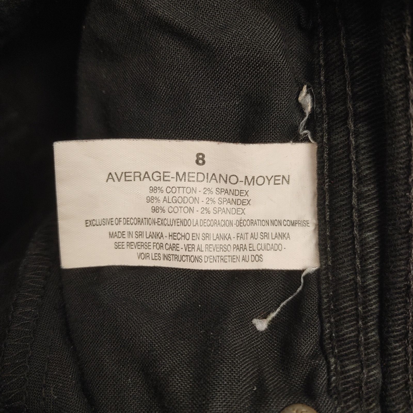 Gloria Vanderbilt Gloria Vanderbilt Women's 8 Black Denim Bootcut Jeans Size 30" / US 8 / IT 44 - 4 Thumbnail