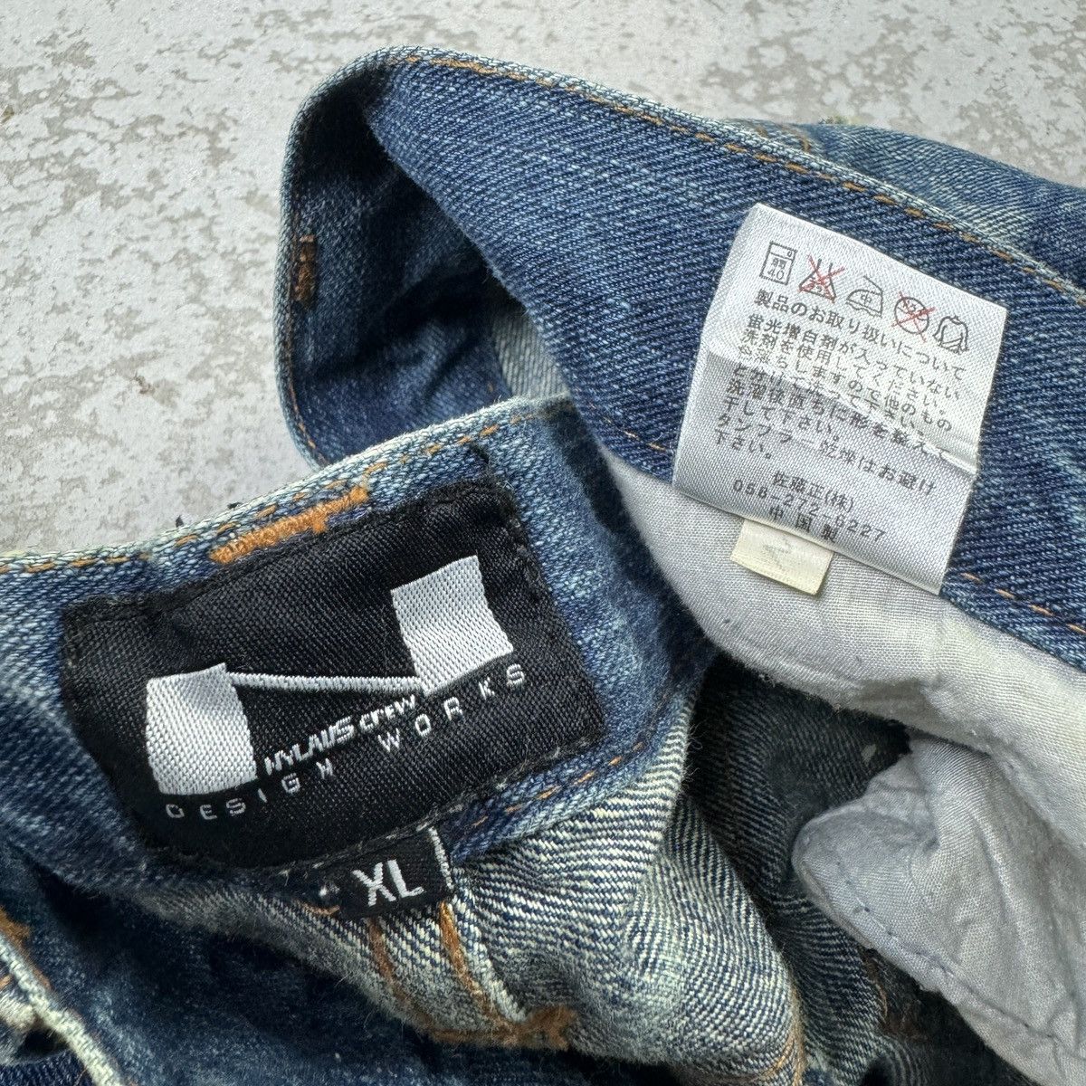 If Six Was Nine Twist Leg - 2000s Nylaus Flared Madness Jeans Size US 32 / EU 48 - 10 Thumbnail