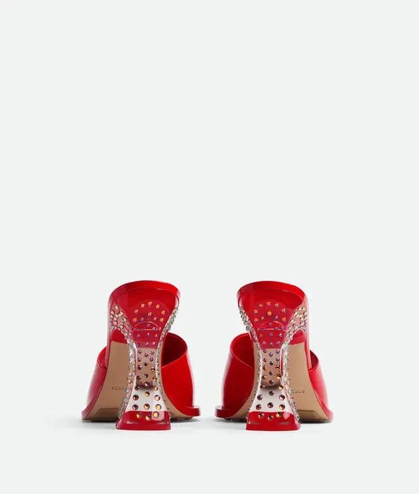 Bottega Veneta o1n1vont1225 Cha-Cha Mules in Red Size US 8 / IT 38 - 3 Thumbnail