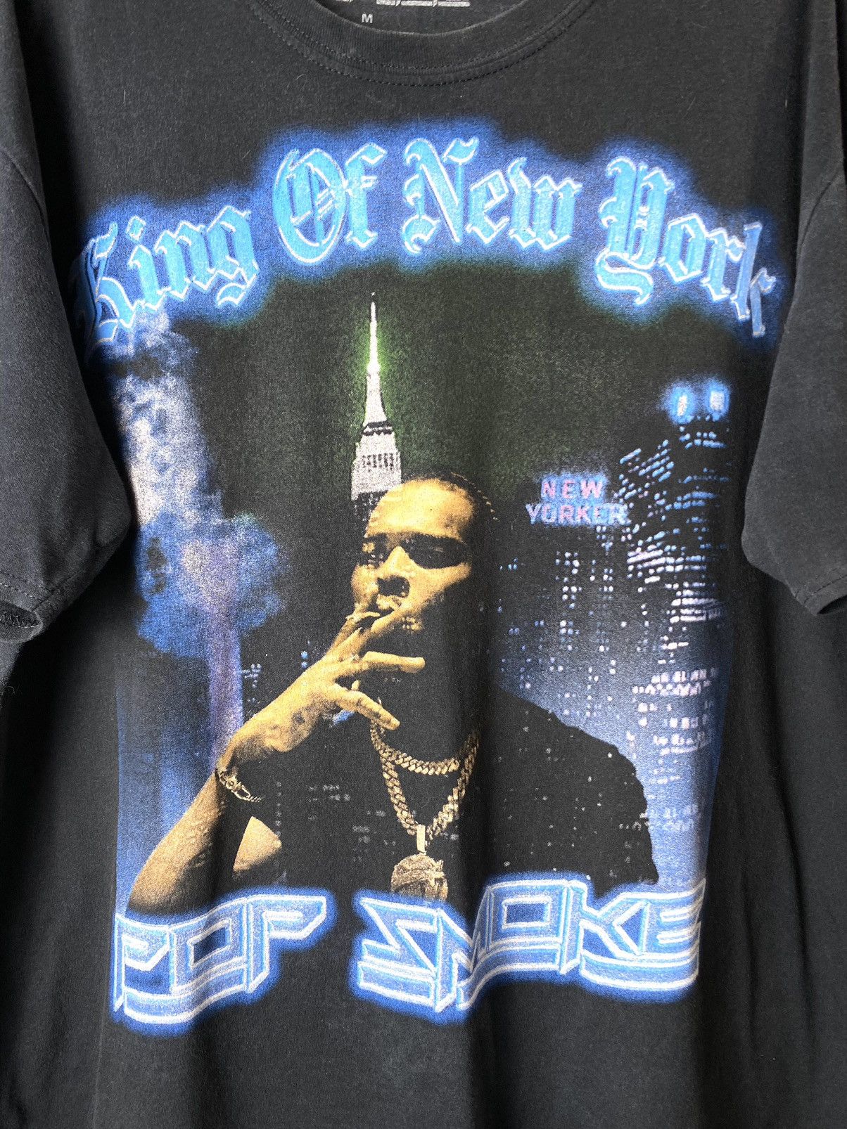 Rap Tees Pop Smoke King Of New York T Shirt Rap Hip Hop Drill Size US M / EU 48-50 / 2 - 2 Thumbnail
