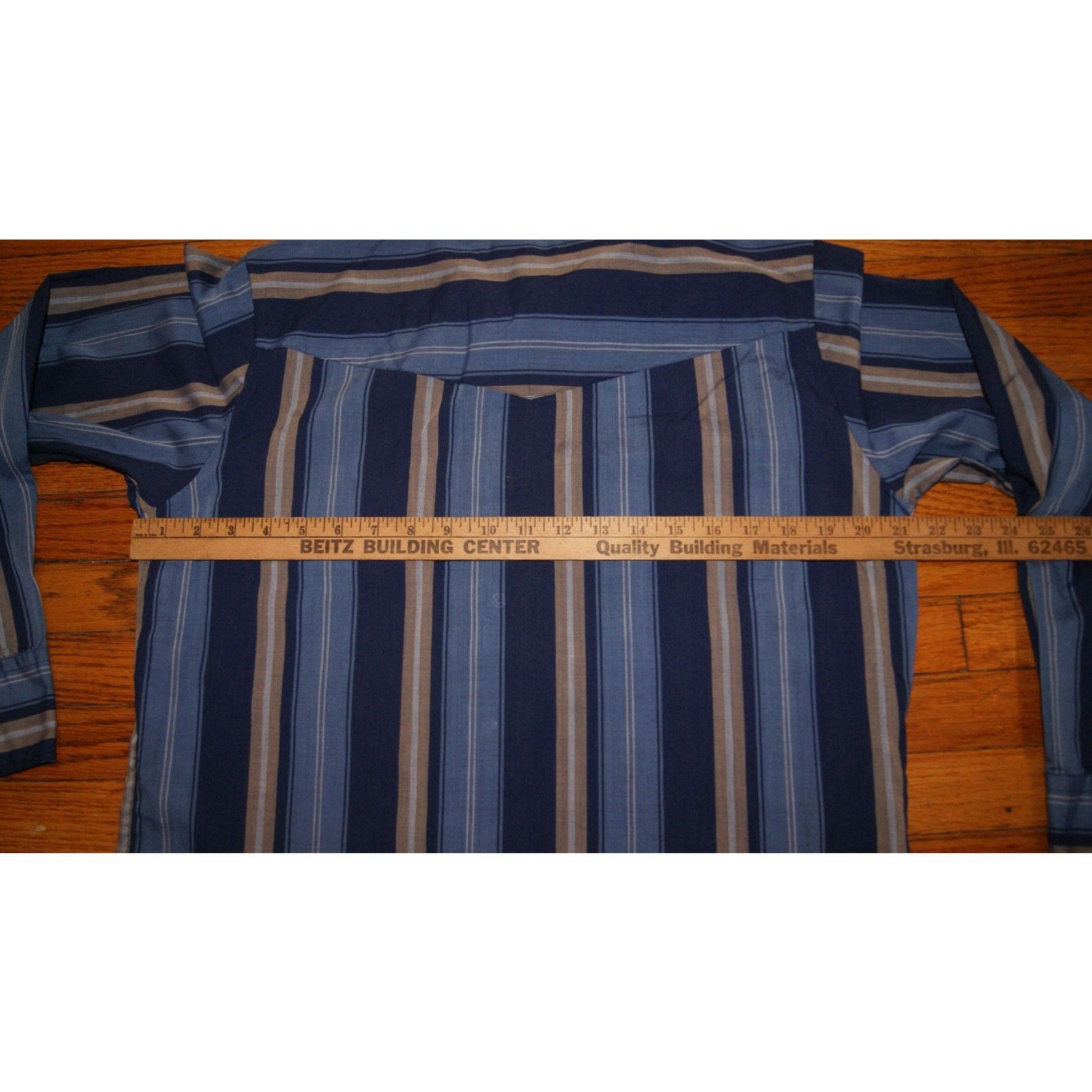 Vintage VTG Outlaw Western Wear Pearl Snap Shirt Men M Stripe Cowboy Size US M / EU 48-50 / 2 - 6 Thumbnail