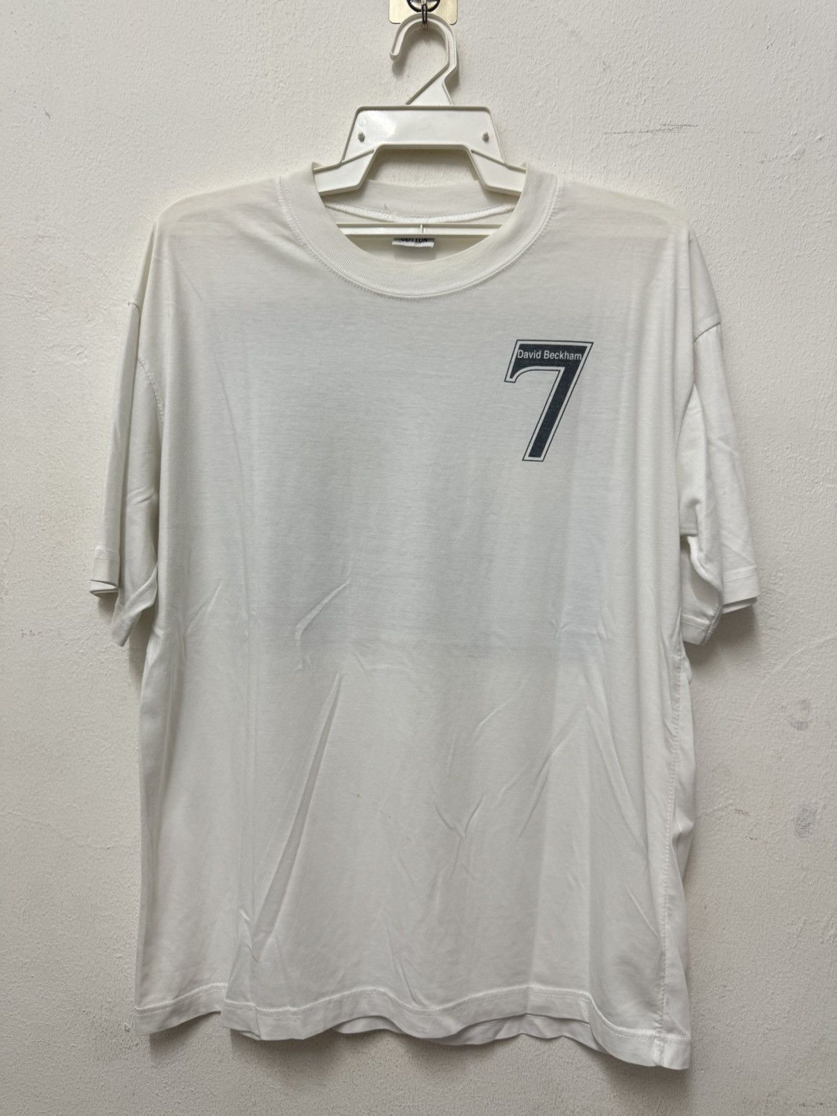 David Beckham Vintage 90’s David Becham England Photo Tee No 7 Size US L / EU 52-54 / 3 - 4 Thumbnail
