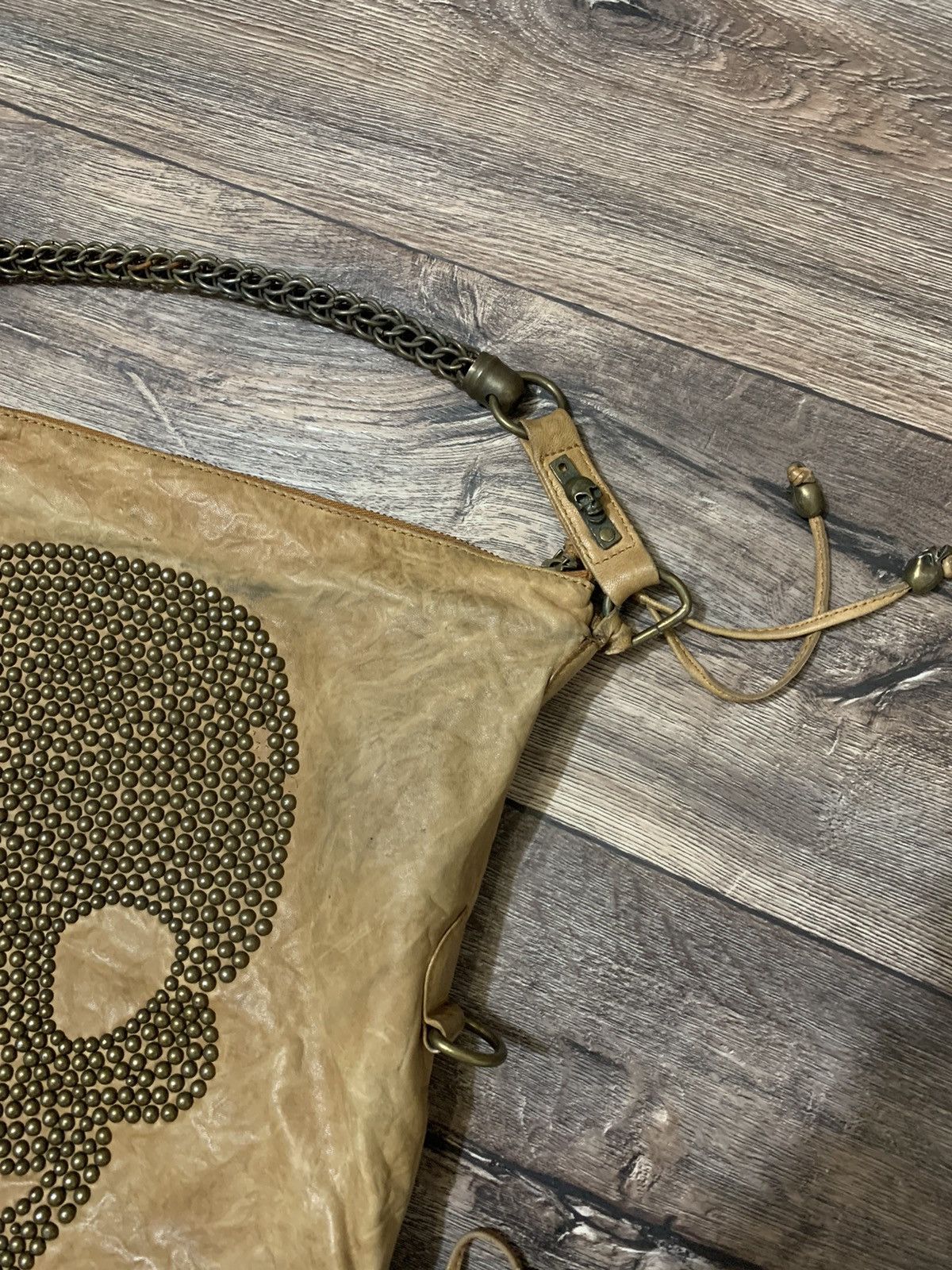 Hysteric Glamour × Thomas Wylde Thomas Wylde Studded Skull Leather Avant Garde Shoulder Bag Size ONE SIZE - 3 Thumbnail