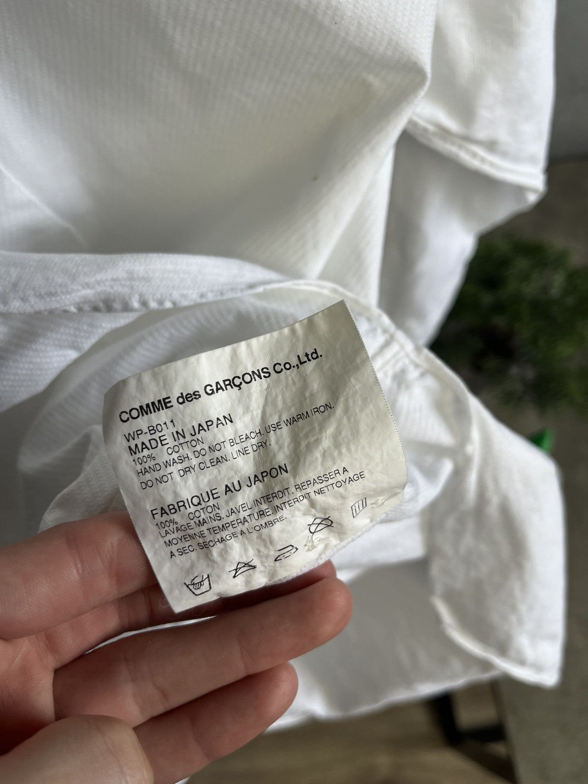 Junya Watanabe Junya Watanabe Comme des Garcons MAN White Oxford Shirt Size US L / EU 52-54 / 3 - 13 Thumbnail