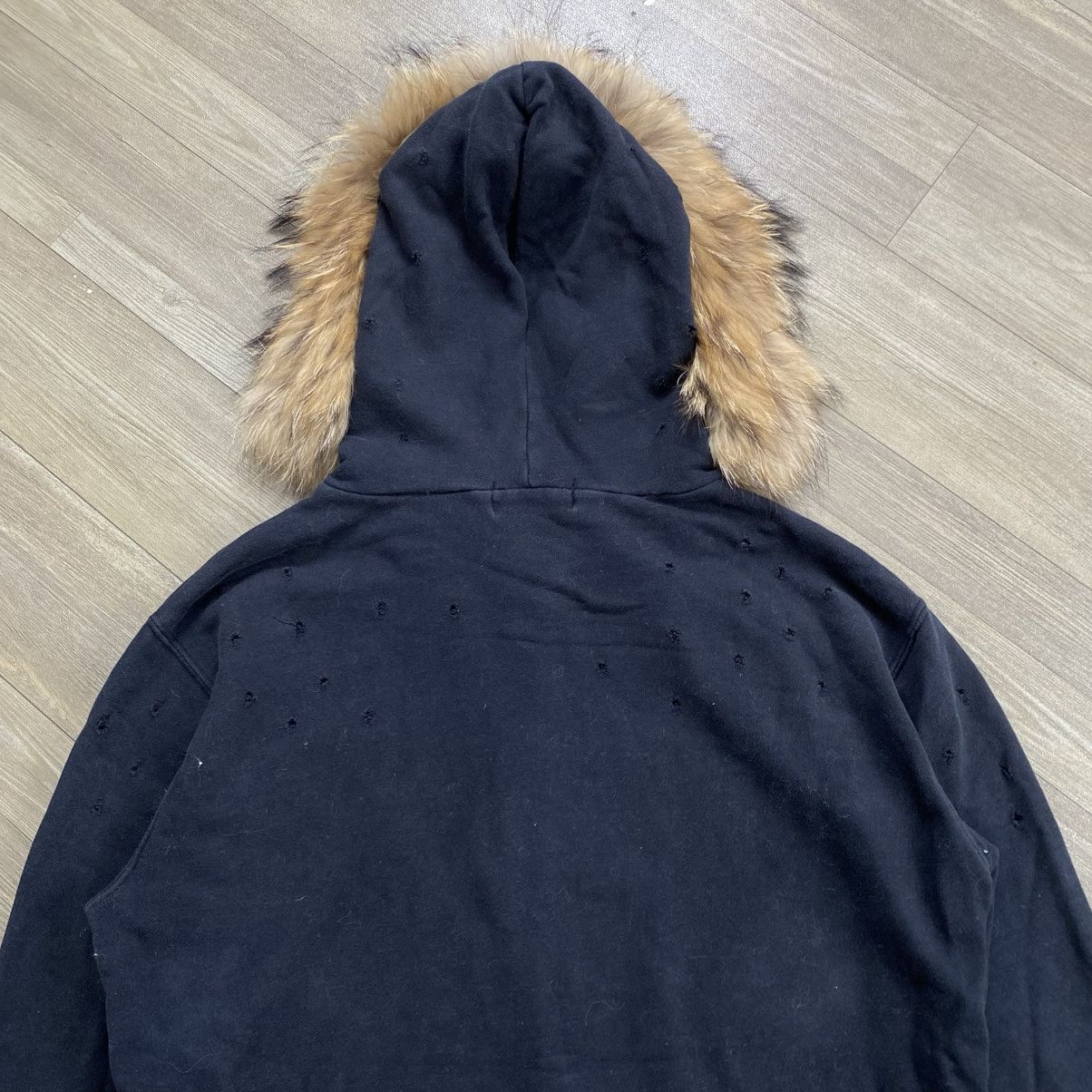 Nicole Club Nicole Monsieur Distressed Beauty Beast Kmrii Lgb Fur Hoodie Size US M / EU 48-50 / 2 - 17 Thumbnail
