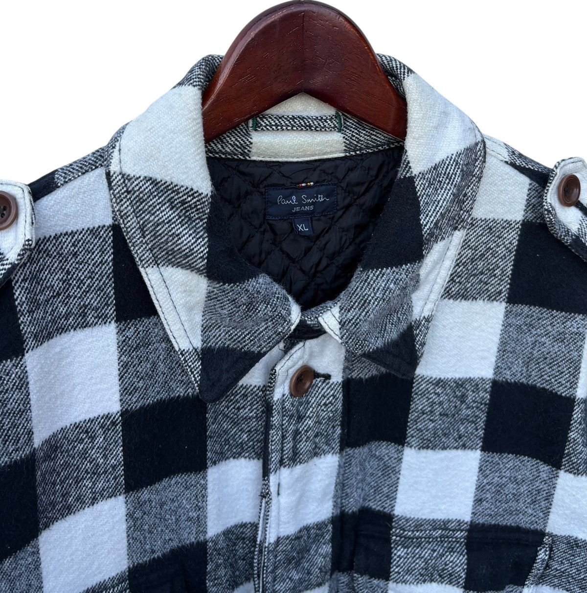 Paul Smith Paul Smith Men Checked Plaid Overcoat Size US M / EU 48-50 / 2 - 2 Thumbnail