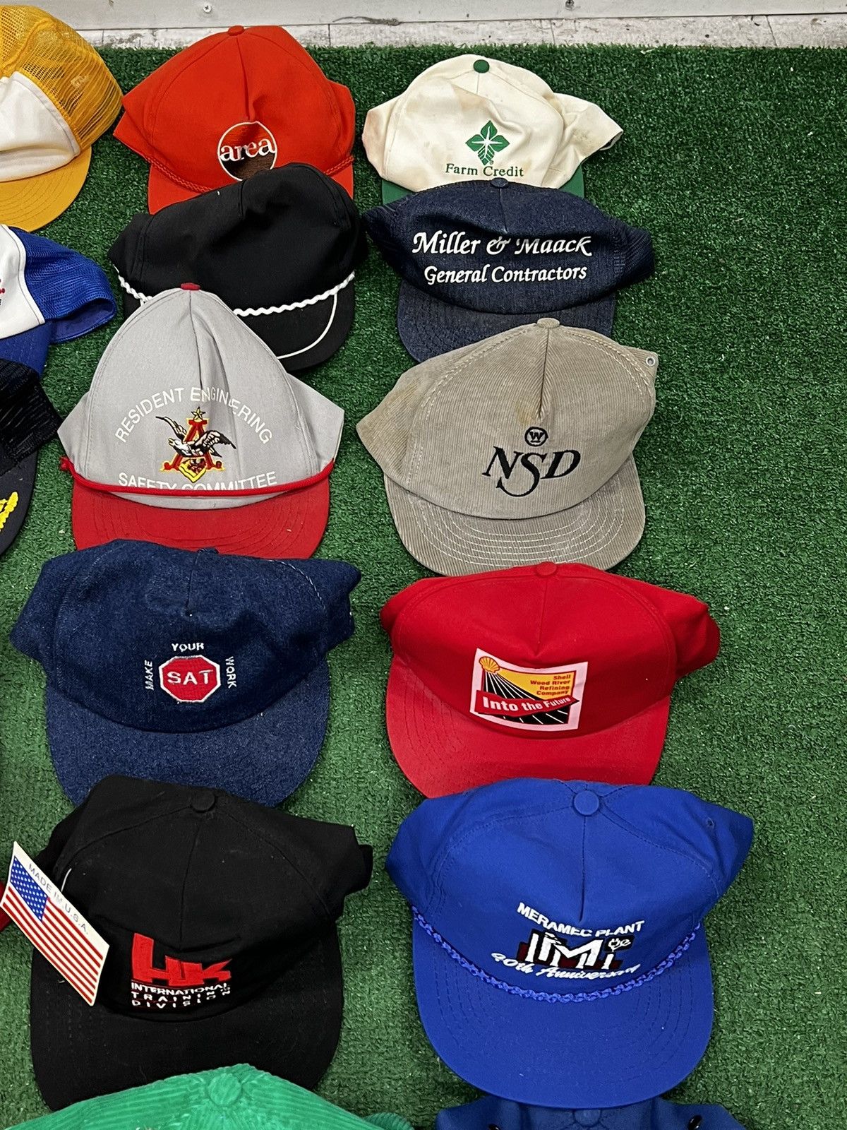 Vintage 50 Vintage USA MADE Trucker / Snapback Hats Size ONE SIZE - 7 Thumbnail