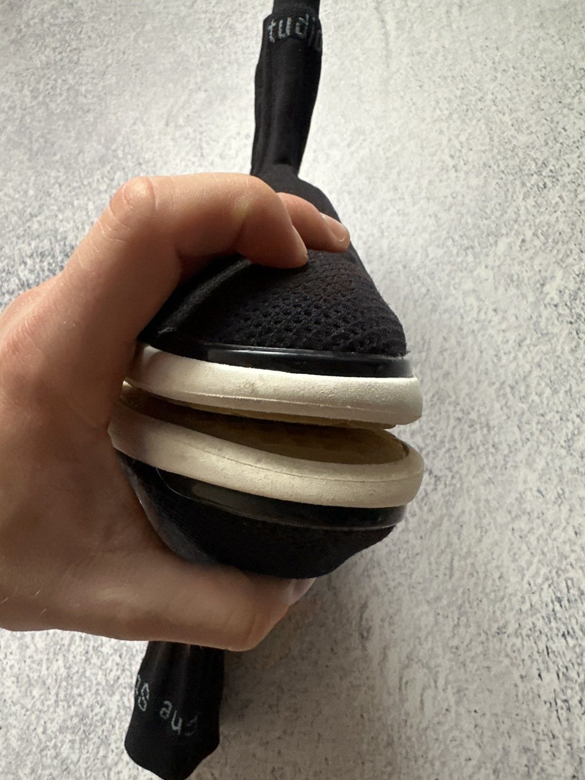 Acne Studios Acne Studios Tristan AS Black/White Sock Sneakers Size 38 Size US 8 / IT 38 - 10 Thumbnail