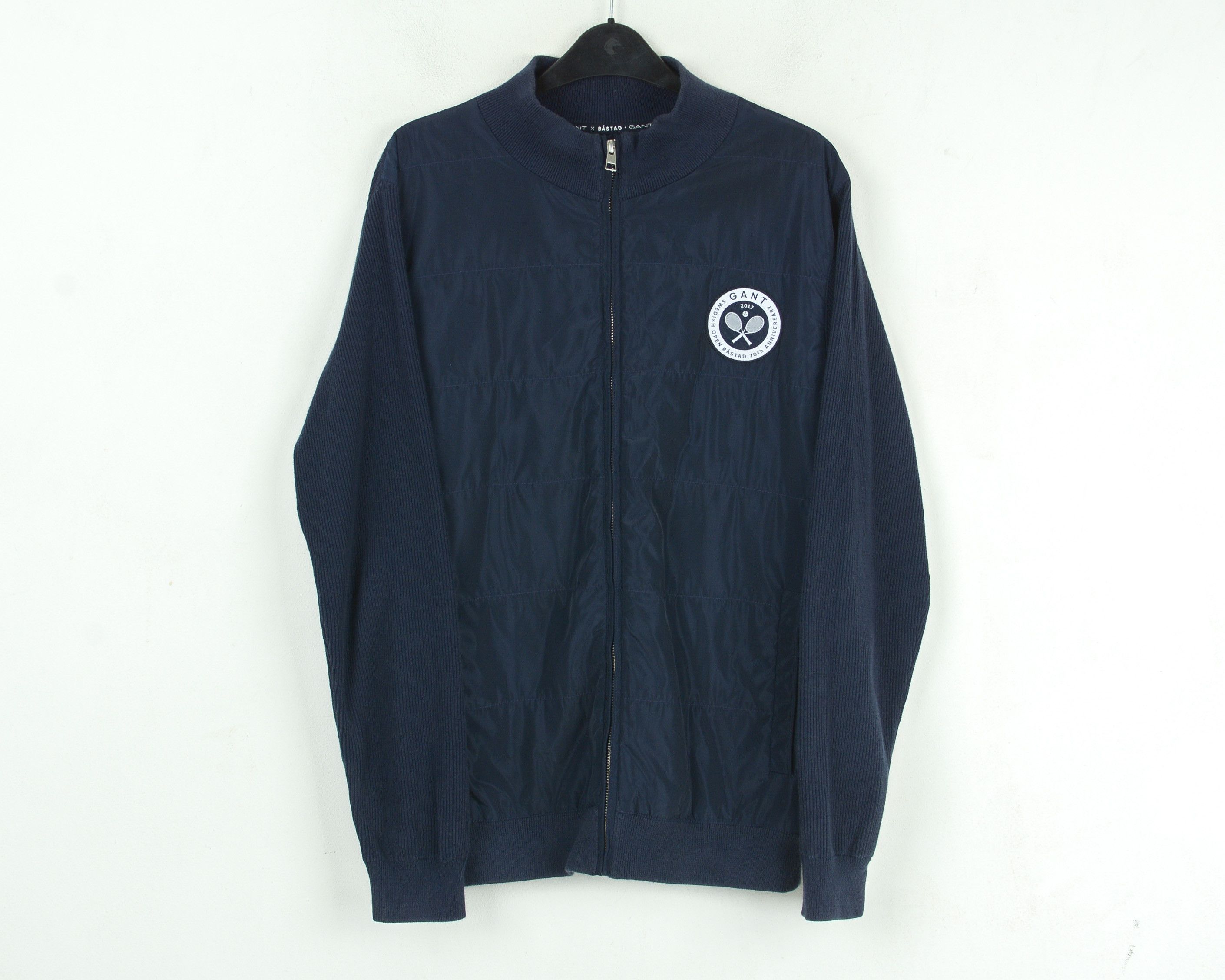 Gant GANT X BASTAD Varsity Bomber Jacket Sweater Coat Embroidered Size US L / EU 52-54 / 3 - 1 Thumbnail
