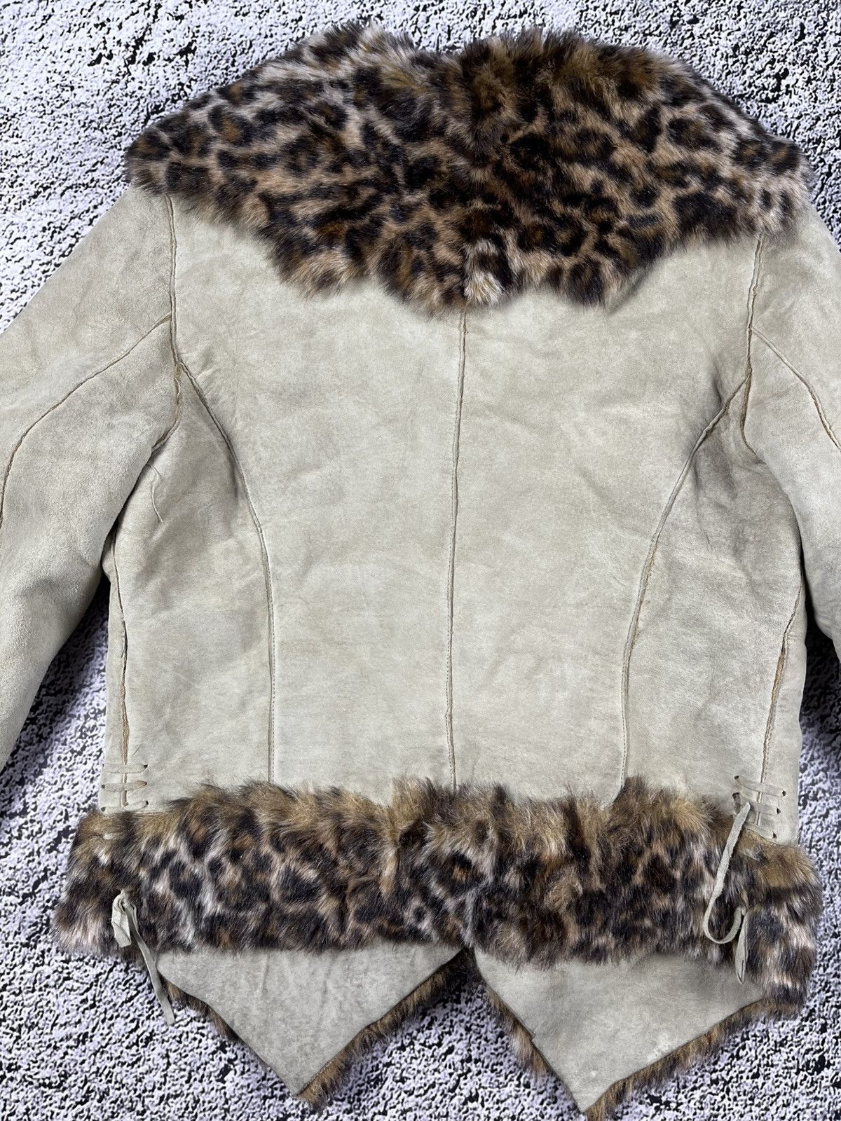 Leather Vintage real leather shearling sheepskins coat jacket Size XS / US 0-2 / IT 36-38 - 10 Thumbnail