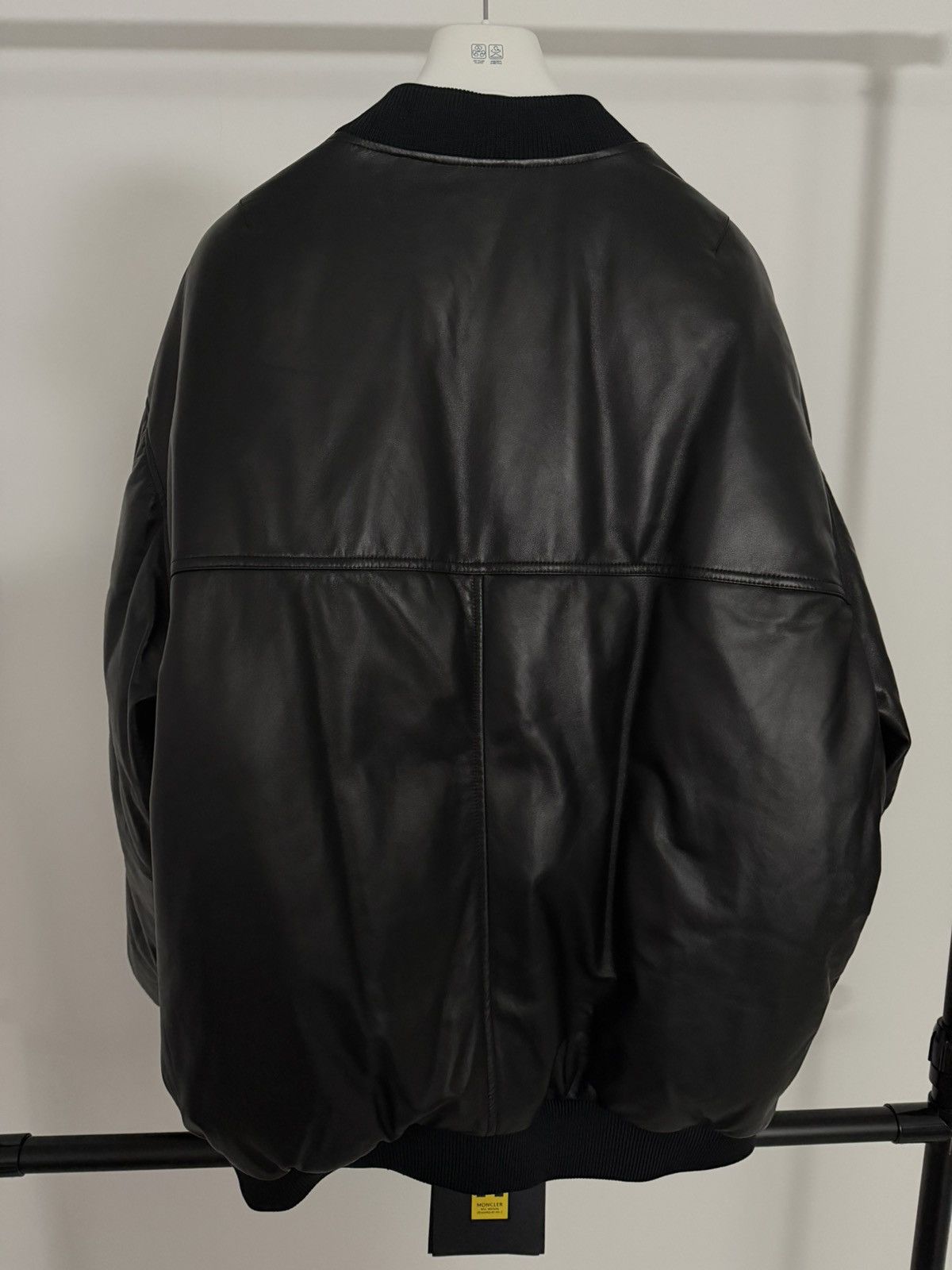 Moncler Genius NEW Moncler Genius Cassiopeia reverse bomber leather jacket Size US L / EU 52-54 / 3 - 5 Thumbnail