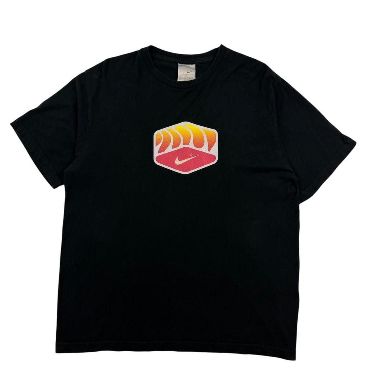 Nike Vintage 2000s Nike TN T-Shirt Vein Logo Black - Medium Size US M / EU 48-50 / 2 - 1 Thumbnail