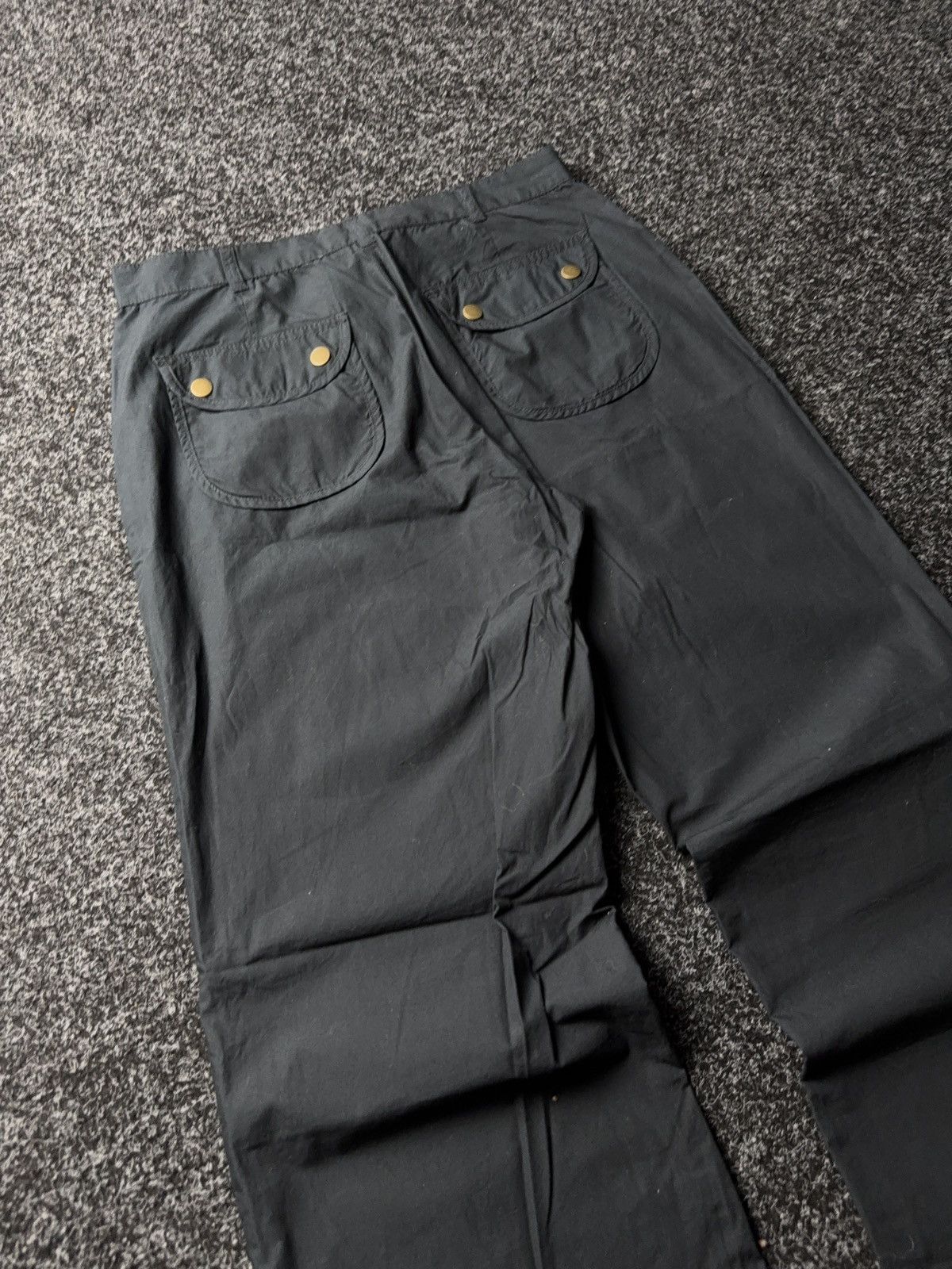 Japanese Brand Gothic Opium Punk Flared Japanese Avant Garde Pants Y2K 00s Size 30" / US 8 / IT 44 - 9 Thumbnail