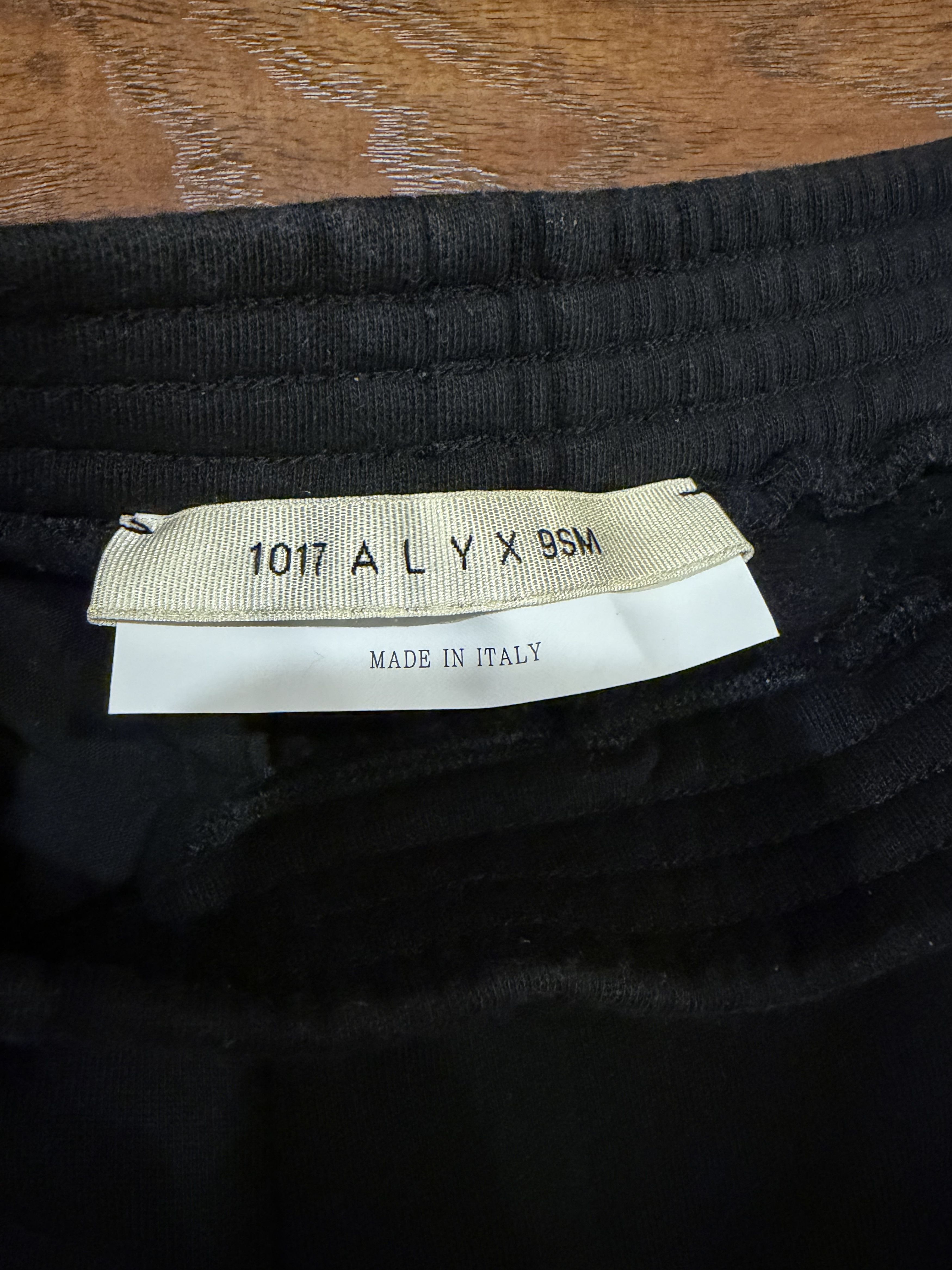 1017 ALYX 9SM Alyx TRICON BUCKLE SWEATPANT - BLACK Size US 32 / EU 48 - 4 Thumbnail