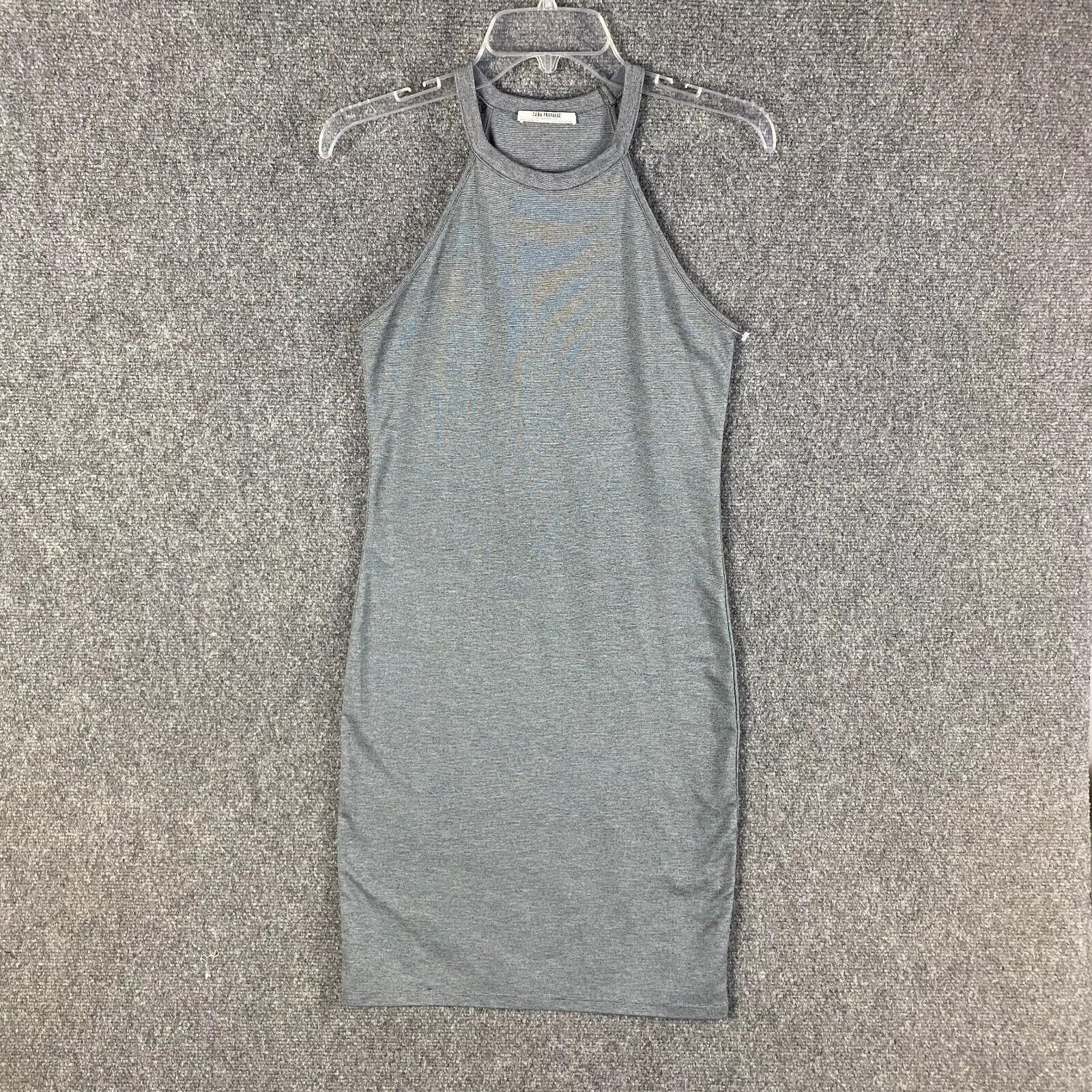Zara Zara Dress Women's Large Trafaluc Pencil Sleeveless Gray L Size L / US 10 / IT 46 - 1 Thumbnail