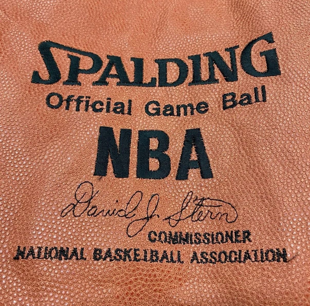 Spalding Vintage 90s Spalding NBA Basketball Leather Jacket 1 of 1 XL Size US XL / EU 56 / 4 - 5 Thumbnail
