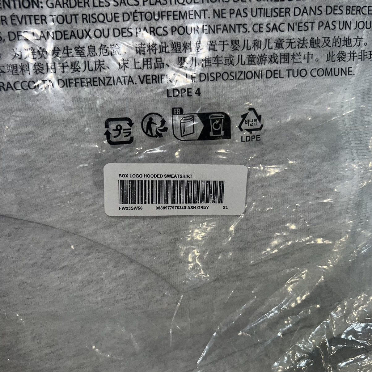 Supreme Supreme Box Logo Sweatshirt FW23 Ash Grey Size: Extra Large Size US XL / EU 56 / 4 - 3 Thumbnail