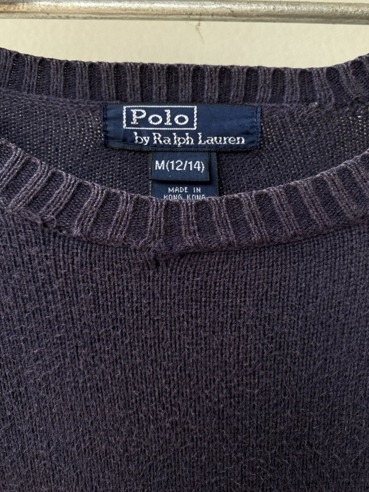 Polo Ralph Lauren Polo by Ralph Lauren Blue Knit Crewneck Sweater Size US M / EU 48-50 / 2 - 3 Thumbnail