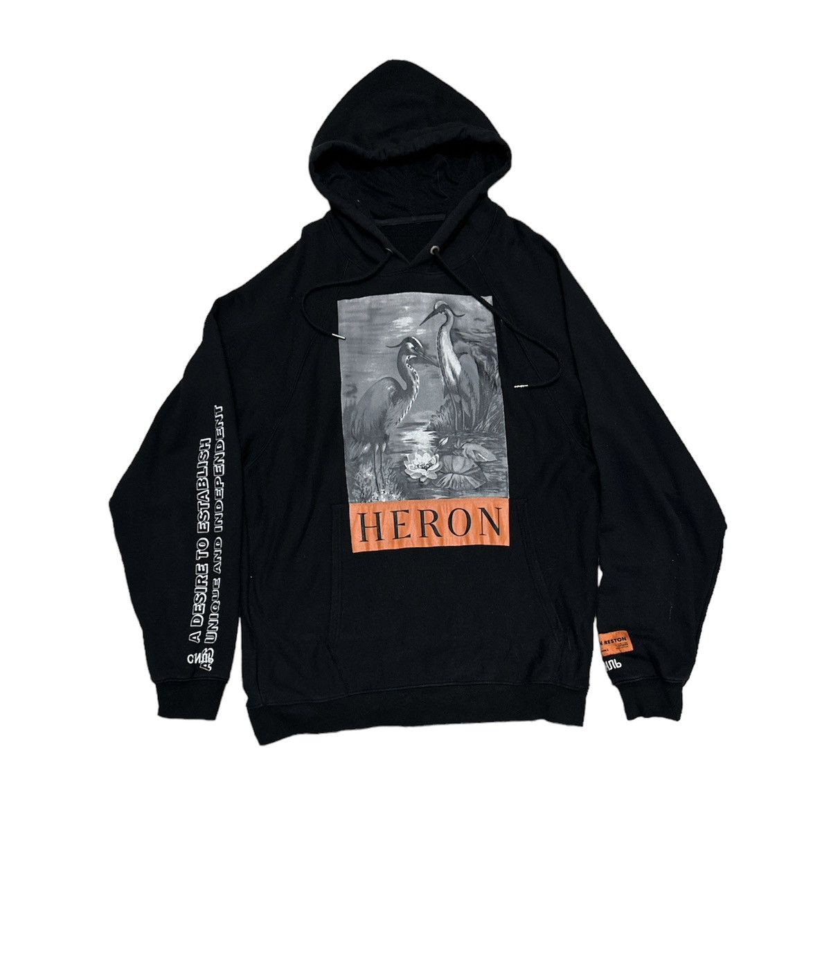 Heron preston 2025 swan hoodie