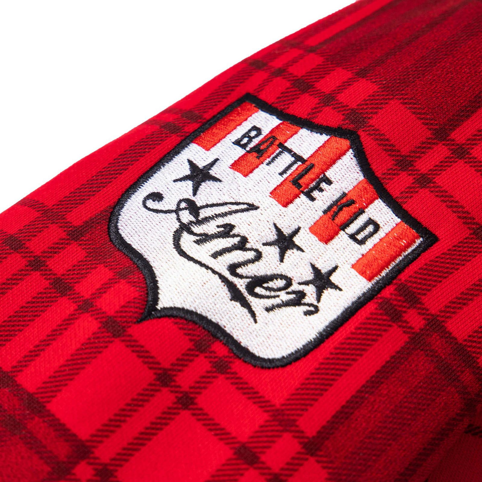 Japanese Brand Plaid Logo Hoodie - Cotton Pullover Size M / US 6-8 / IT 42-44 - 3 Thumbnail