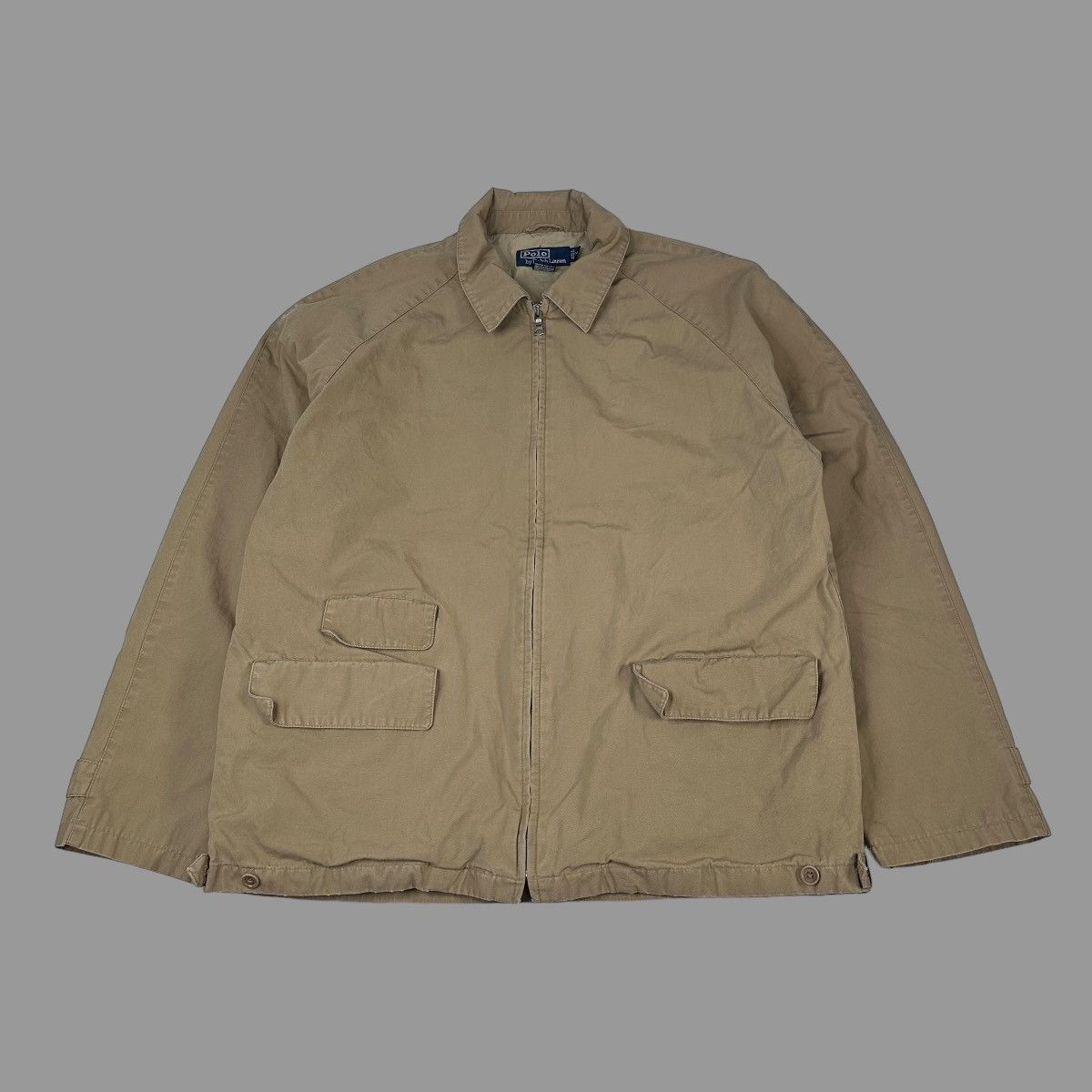 image of 1990S Polo Ralph Laurent Hunting Jacket in Tan, Men's (Size Medium)