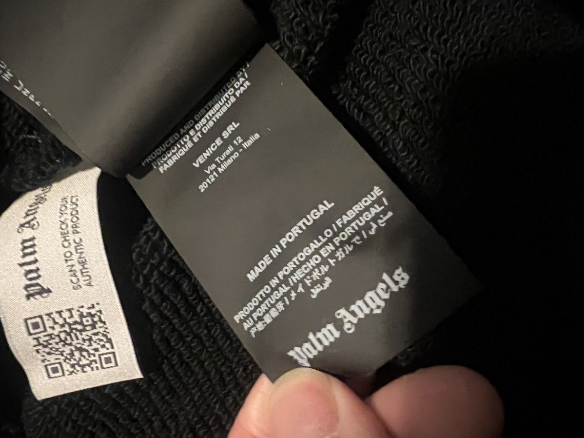Palm Angels Palm Angels Black Curved Hoodie Size US M / EU 48-50 / 2 - 6 Thumbnail