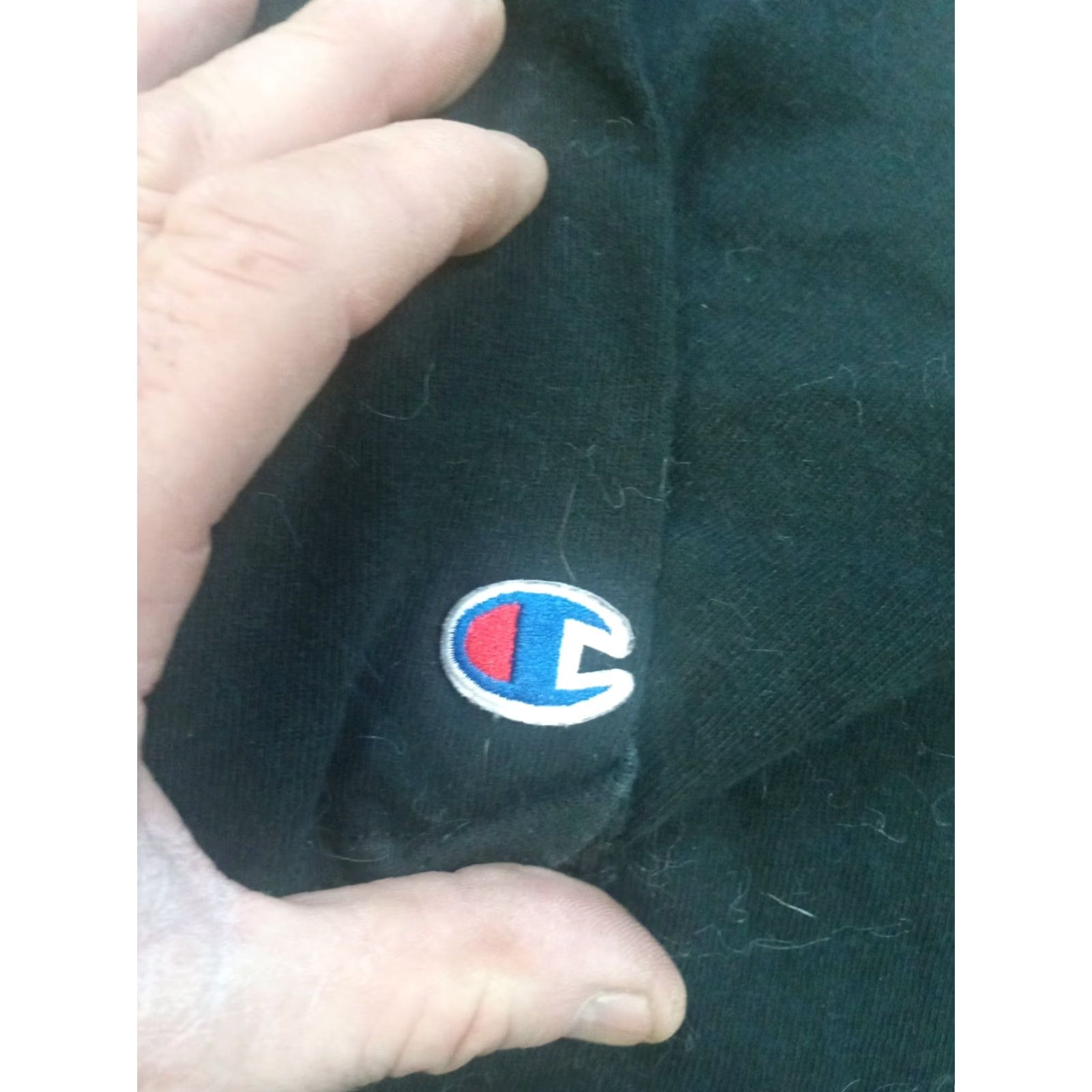 Champion VINTAGE Champion SS Embroidered T-Shirt Large 42" Chest Men Black L Shirt Size US L / EU 52-54 / 3 - 4 Thumbnail